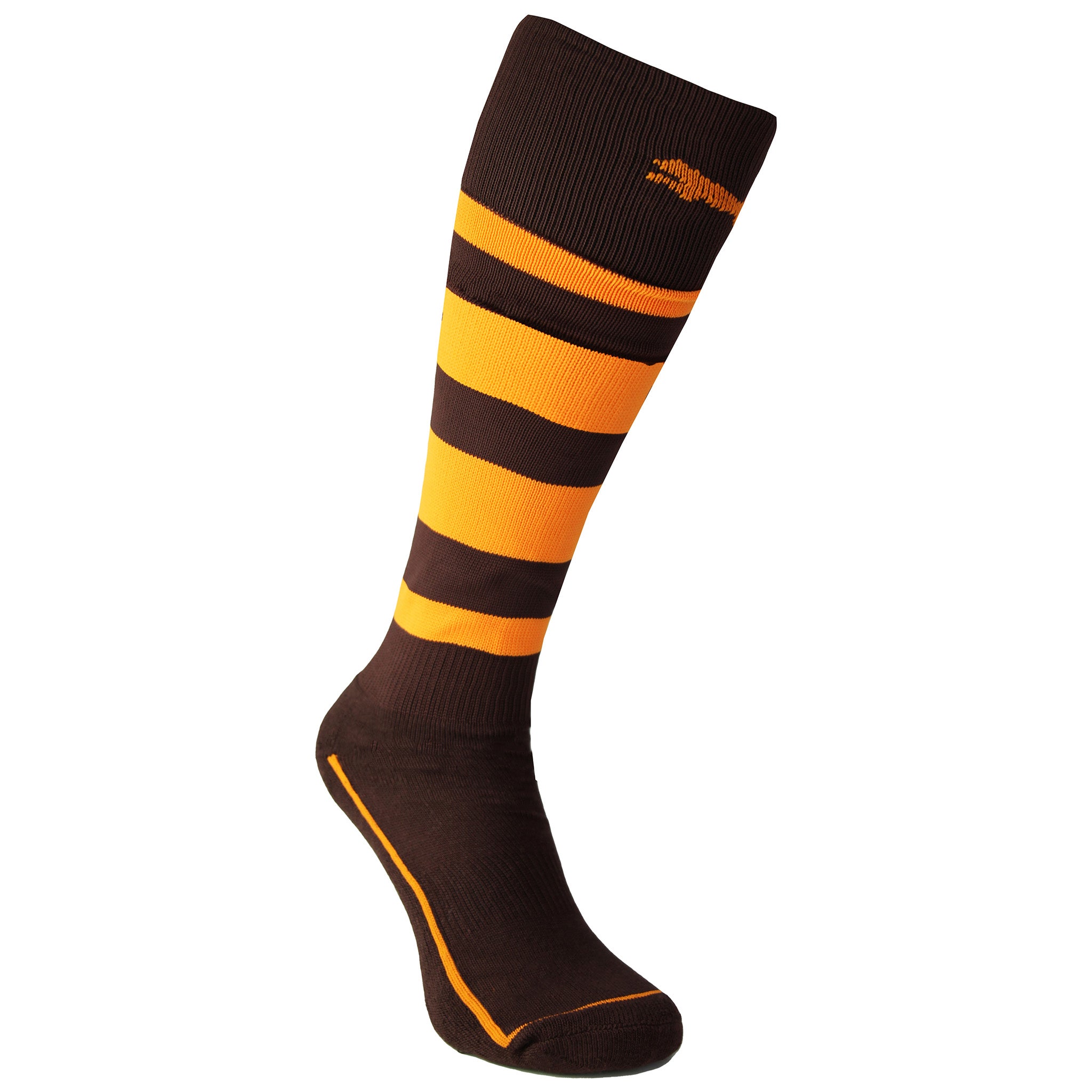 Thumbnail - Puma V.3.08 Braun-orange Fußballsocken für Herren