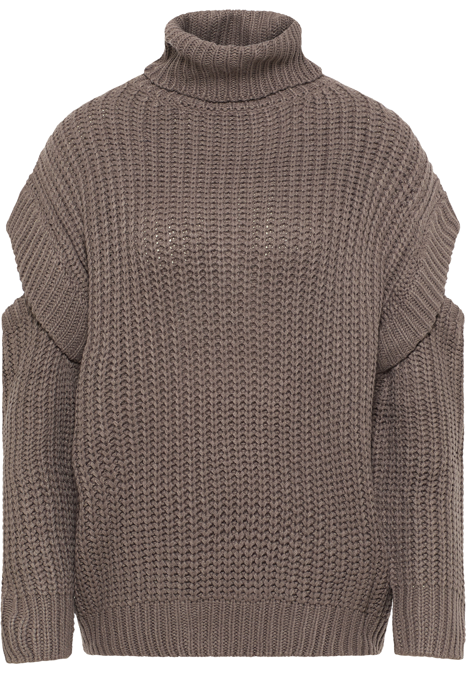 Thumbnail - Mymo Rollkragenpullover Damen grau