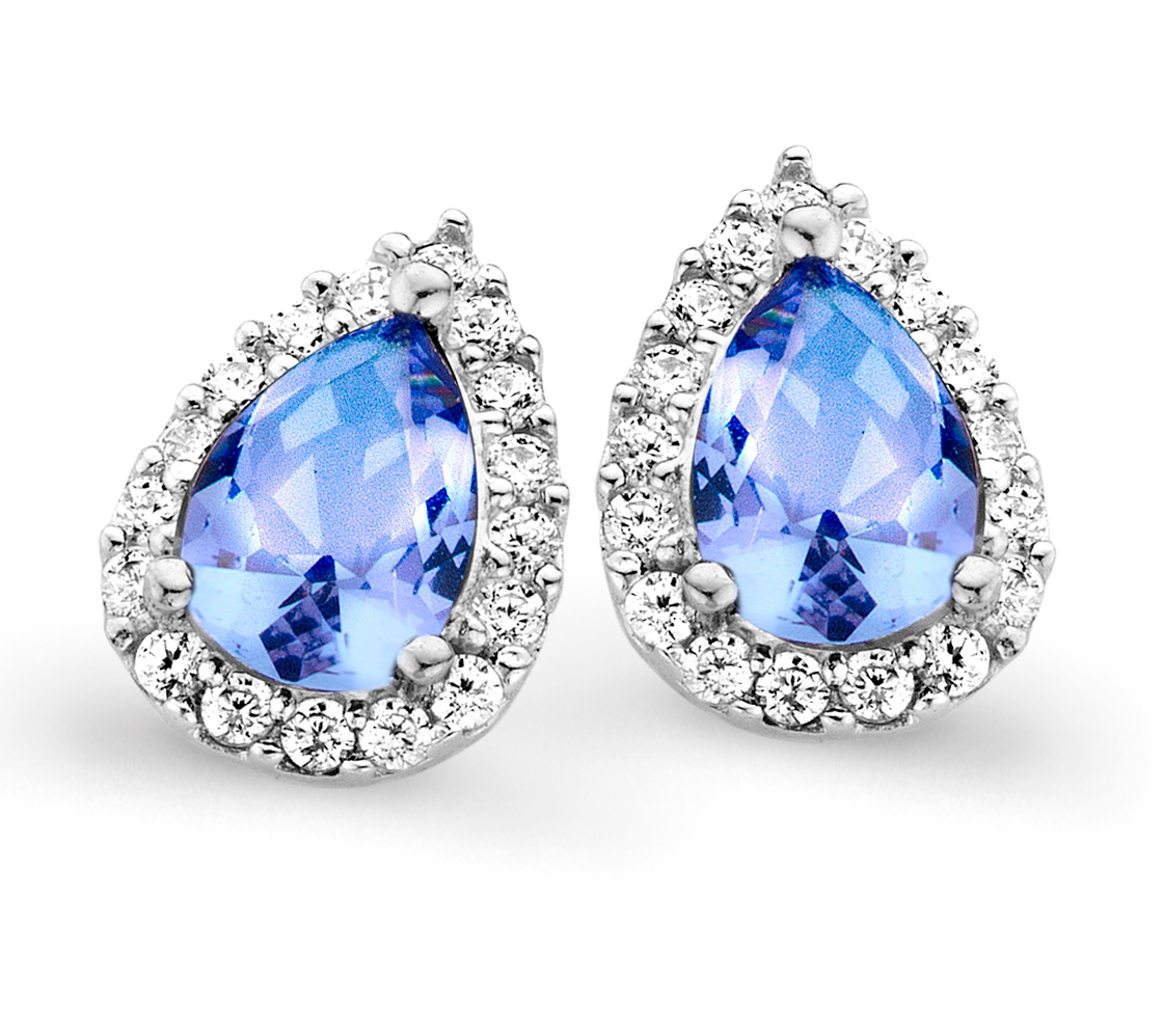 Orphelia 'Enora' Womens 925 Sterling Silver Stud Earrings - Zo-7226/Bt - One Size