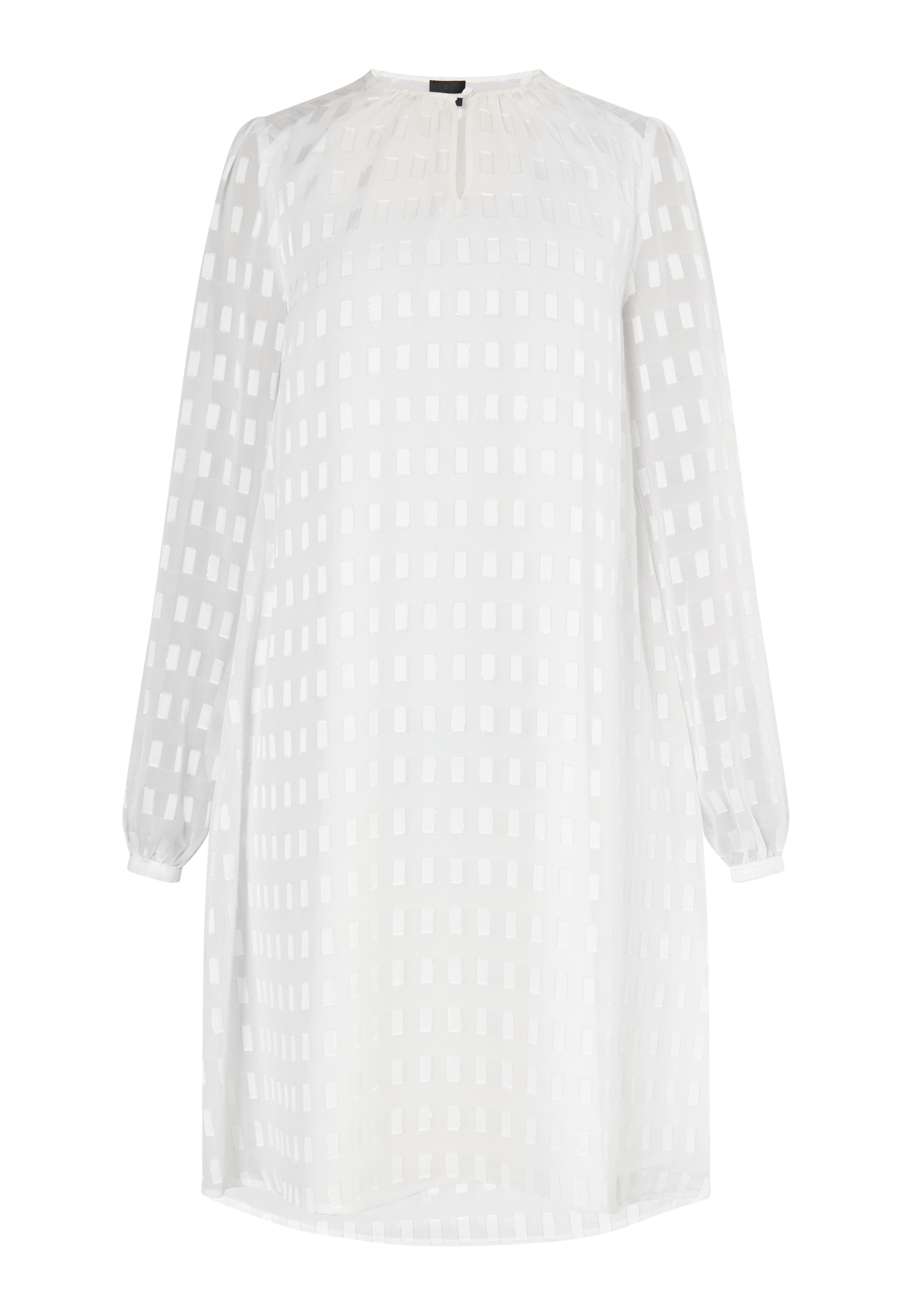 Dreimaster Midi-jurk met glitters Dames wolwit