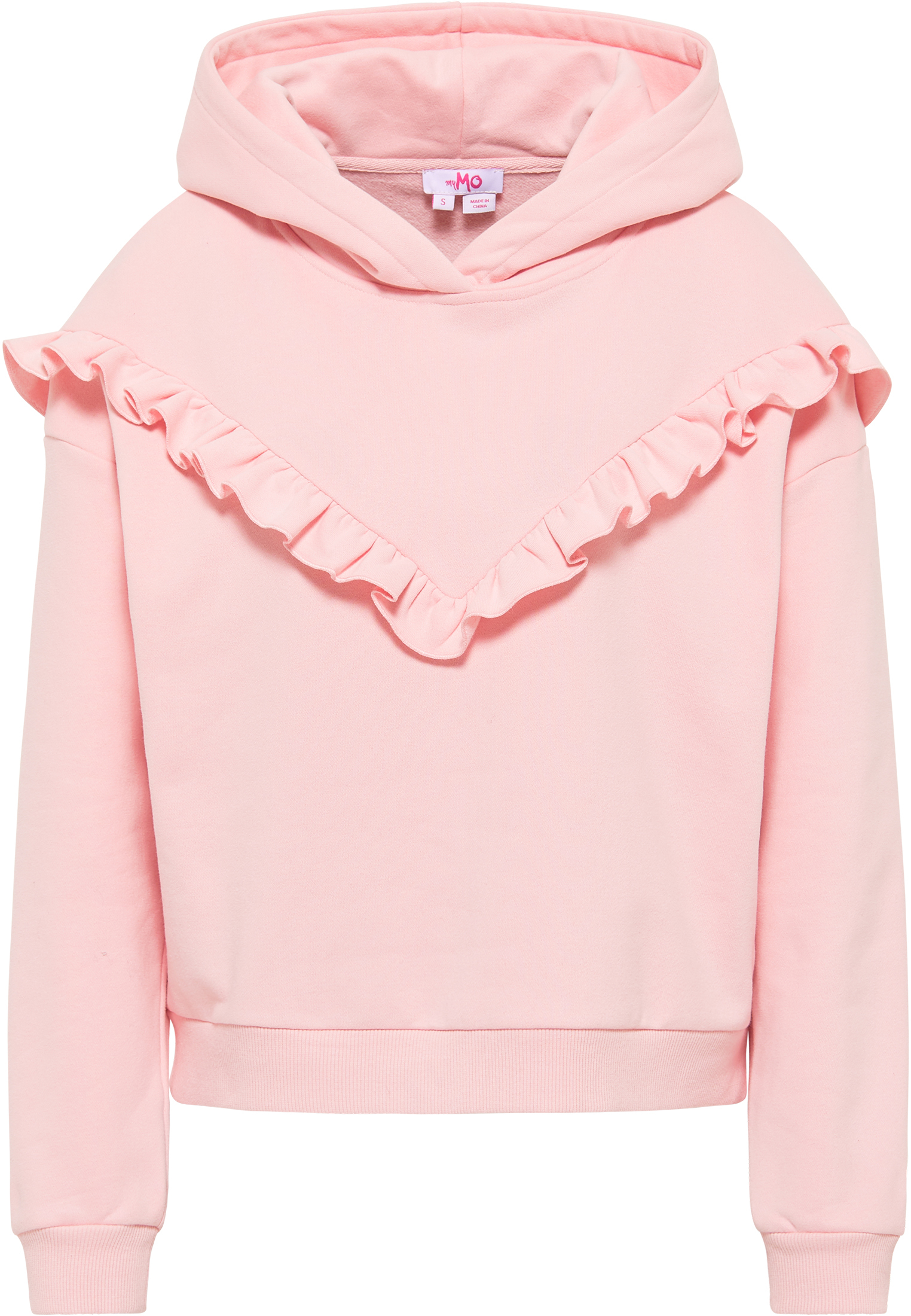 myMo sweatshirt met capuchon blonda
