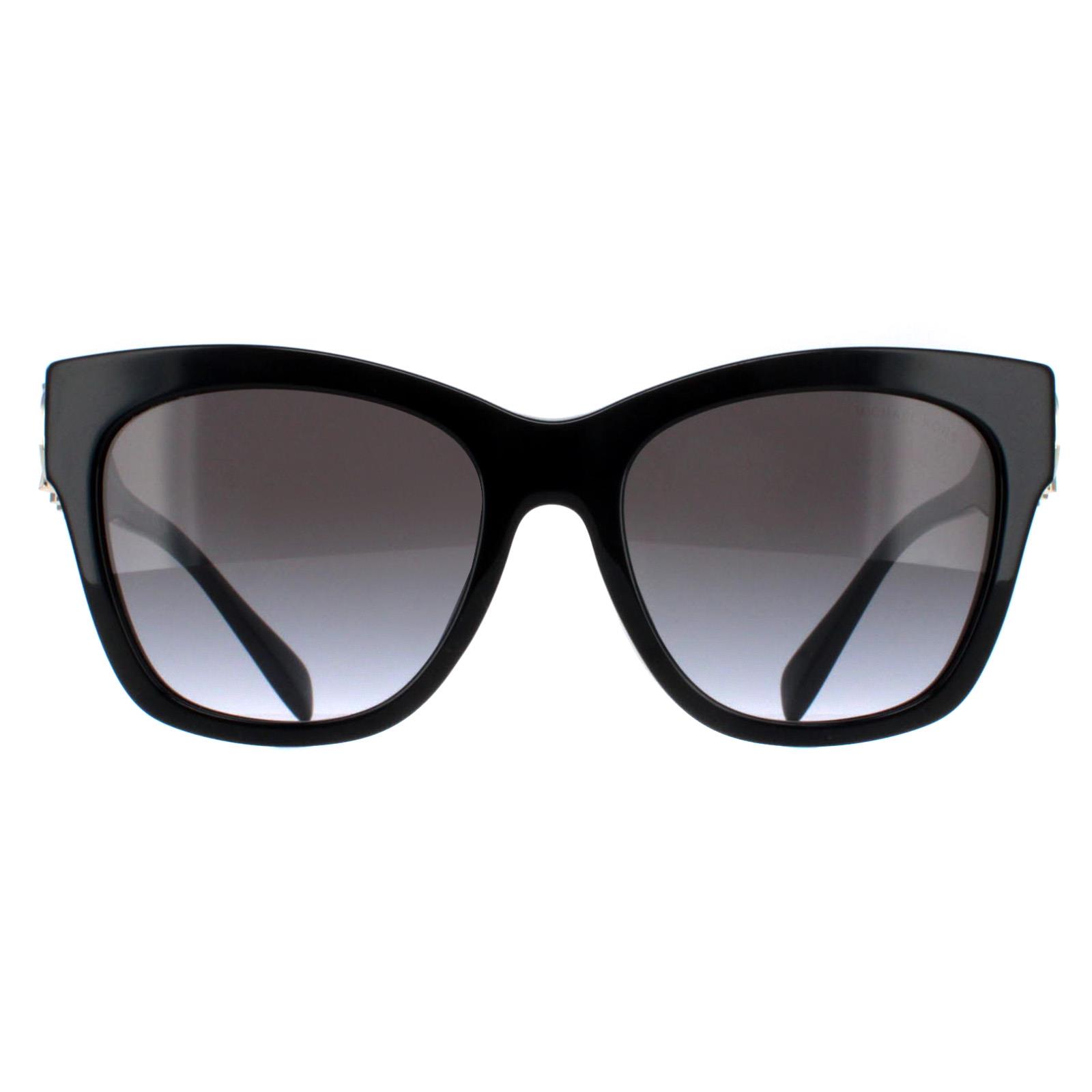 Thumbnail - Michael Kors MK2182U Empire Square 30058G zwart donkergrijs gradiënt zonnebril