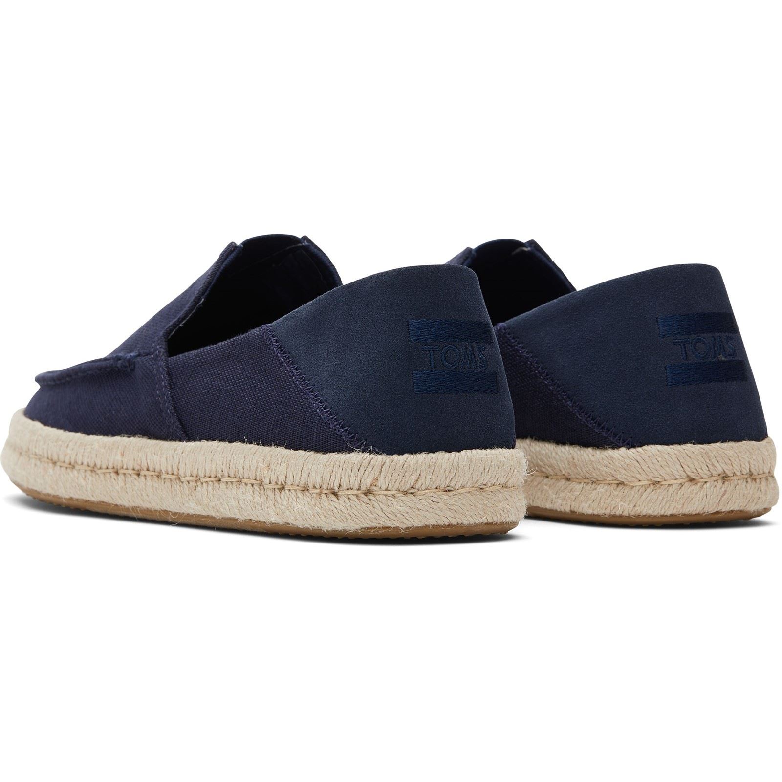 Alonso Jute Marinblå Espadrilles för män 2