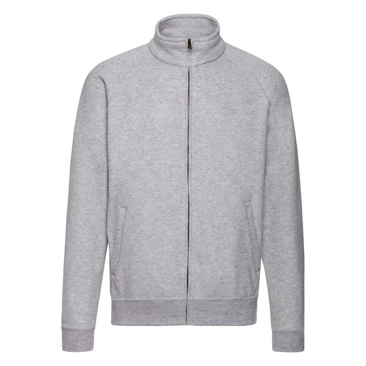 Fruit of the Loom Mens Classic Sweat Jacket (Heather Grey) - Size 2XL