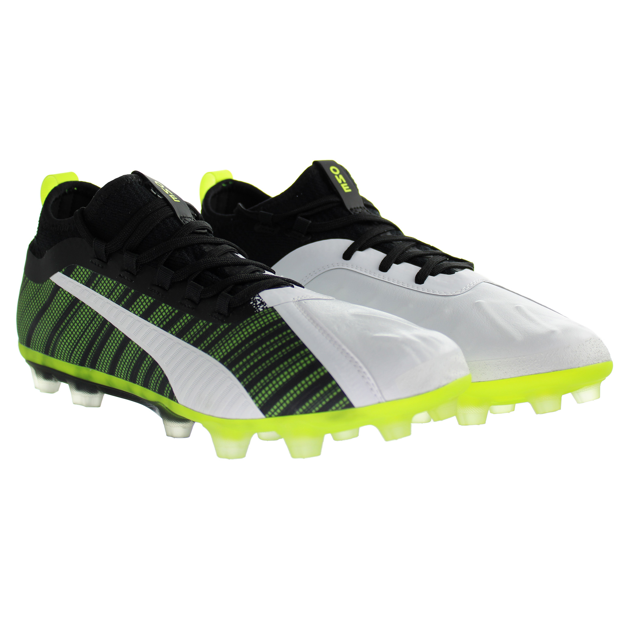 Puma One 5.2 HG Vit Fotbollsskor för herrar – bild 2