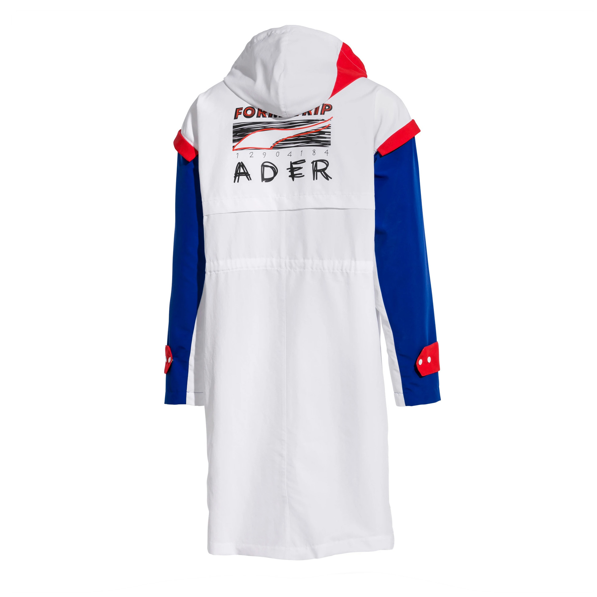 Puma x Ader Error Full Zip Hooded Parka Herr Vit Jacka 578555 02 – bild 2