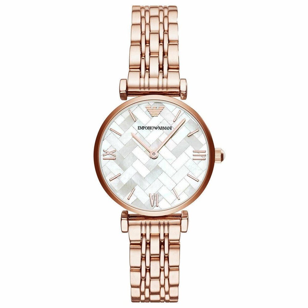 AR11110 Gianni T-Bar Rose-Gold Tone damklocka