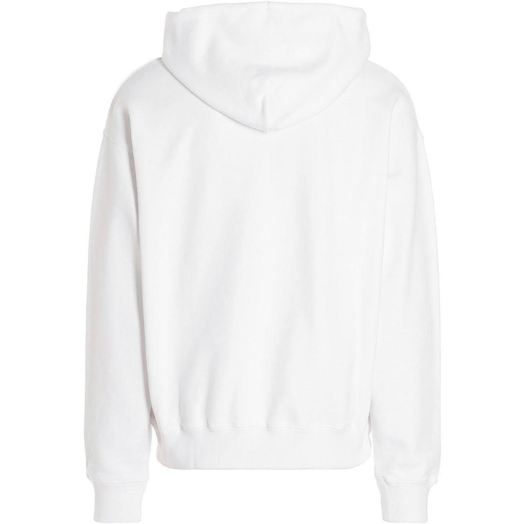 Spray Helvetica Skate Fit White Hoodie 2