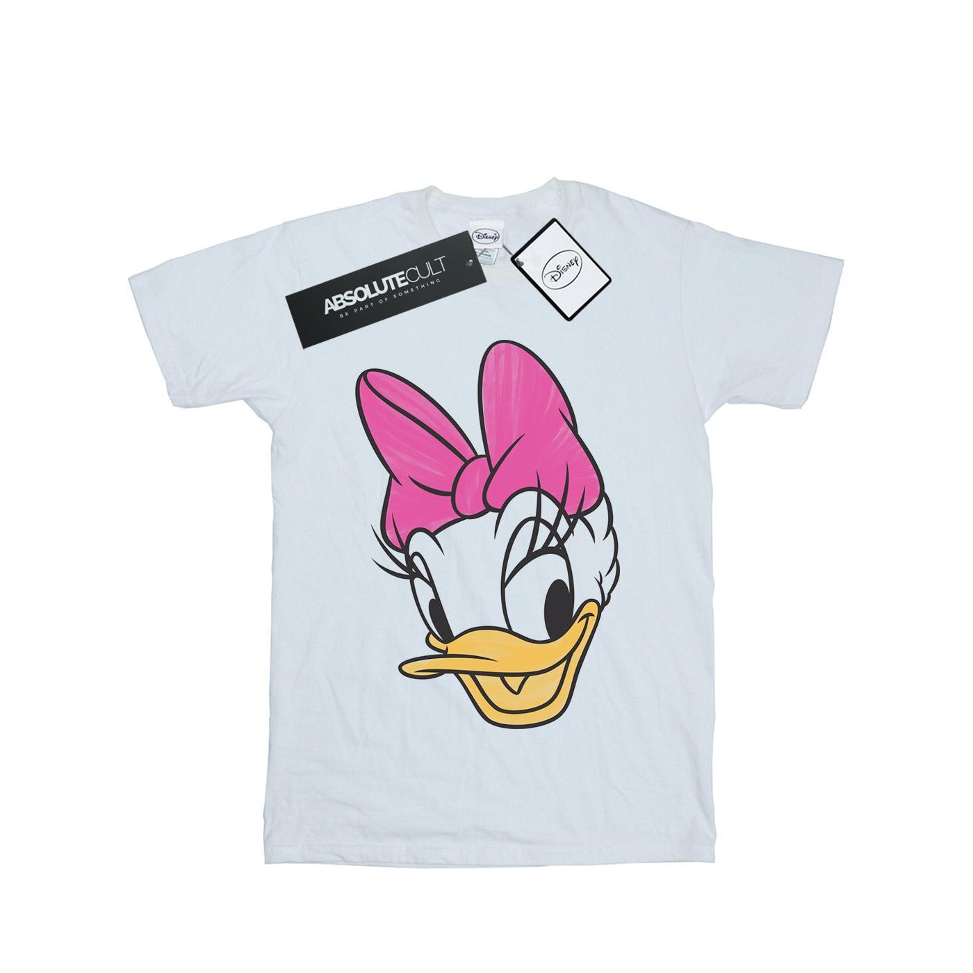 Thumbnail - Disney - "Daisy Duck Head Painted" T-Shirt für Damen (Weiß)