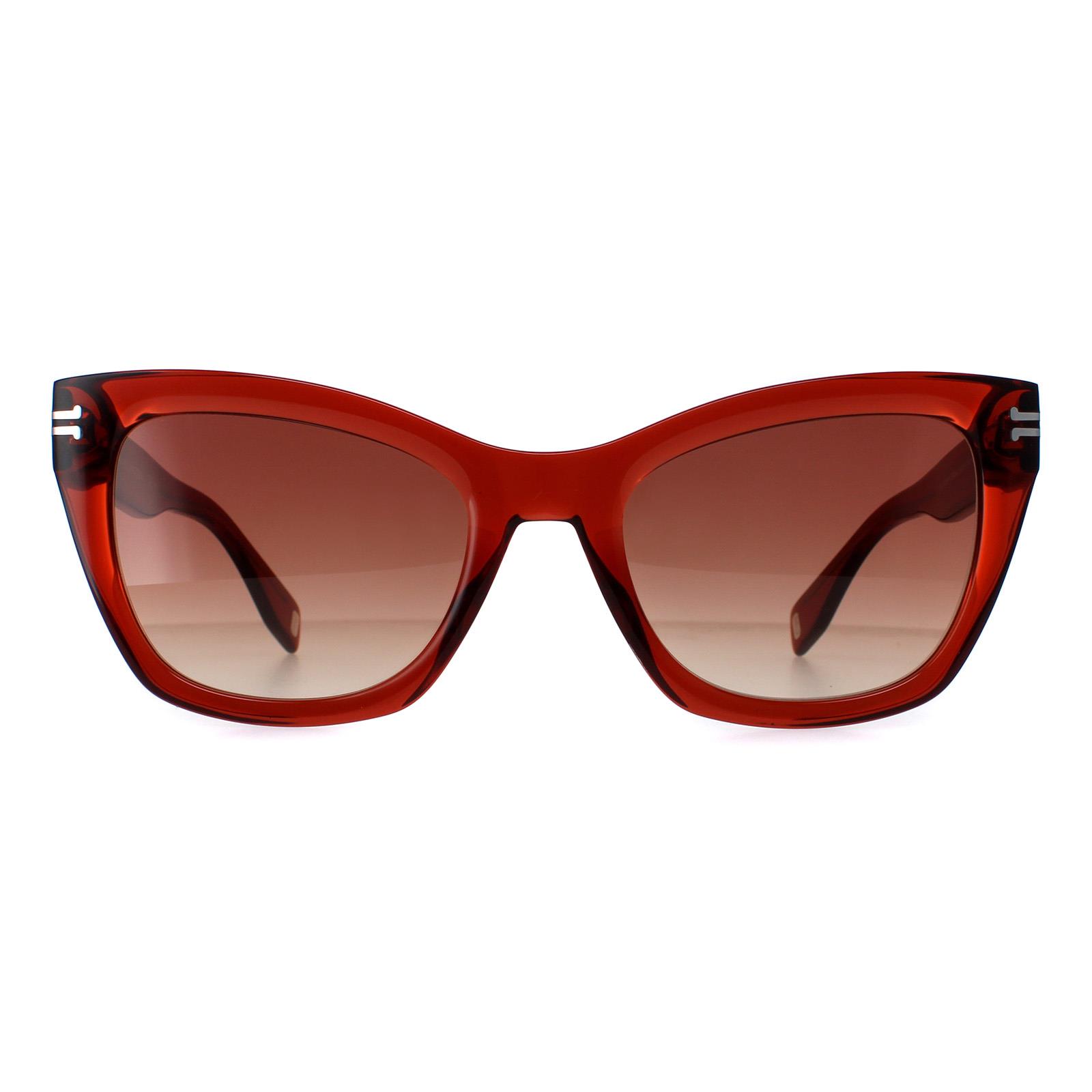 Thumbnail - Marc Jacobs Cat Eye Herren Braun Braun Farbverlauf MJ 1009/S
