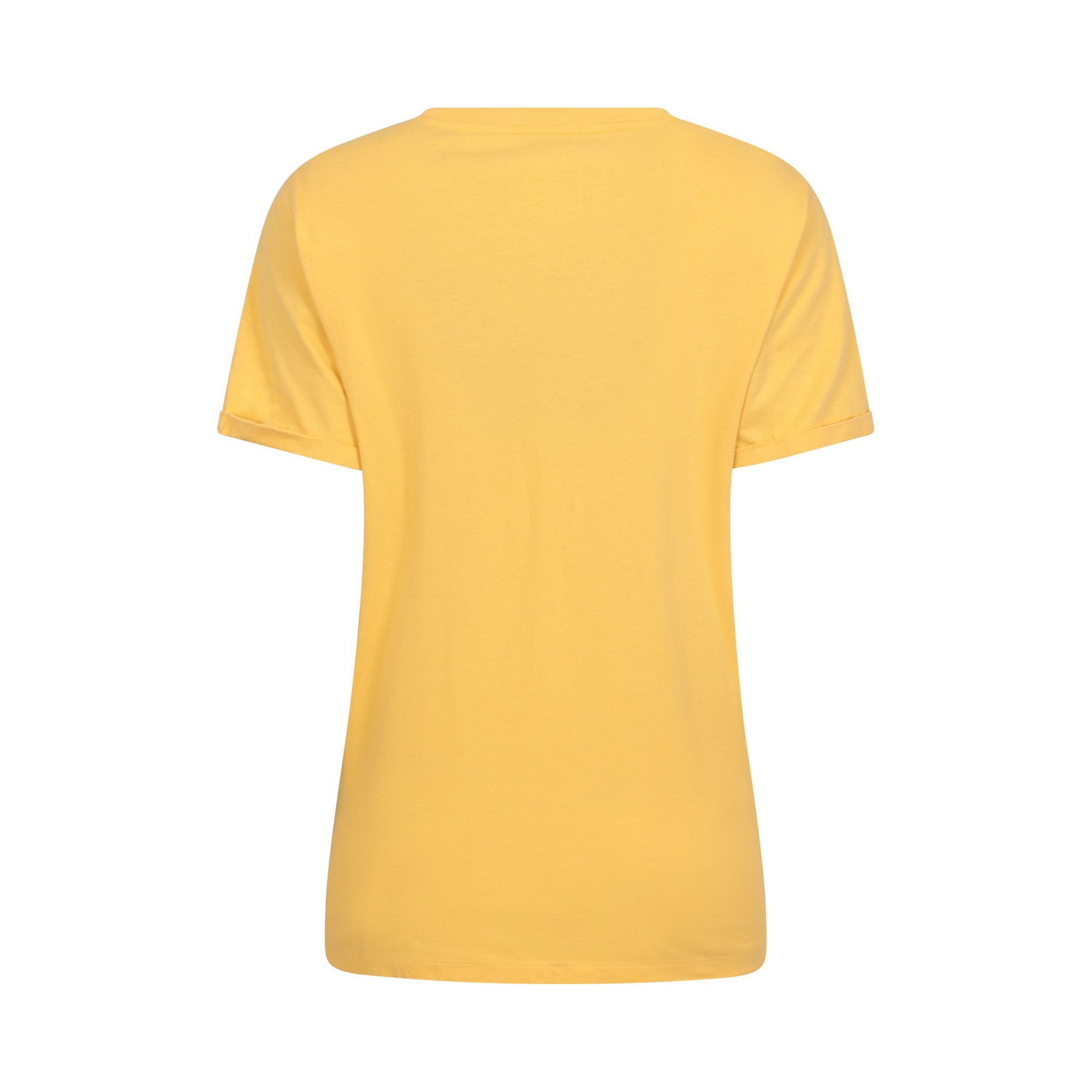 Mountain Warehou Dam/Ladies Dragonfly Organisk T-shirt med lös passform (Ljusgul) – bild 2