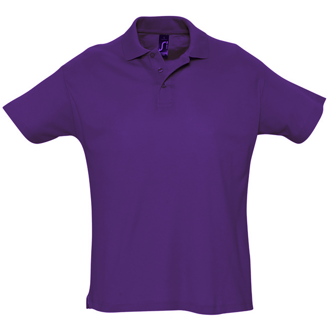Thumbnail - SOLS Herren Sommer II Pique Kurzarm-Poloshirt (dunkelviolett)