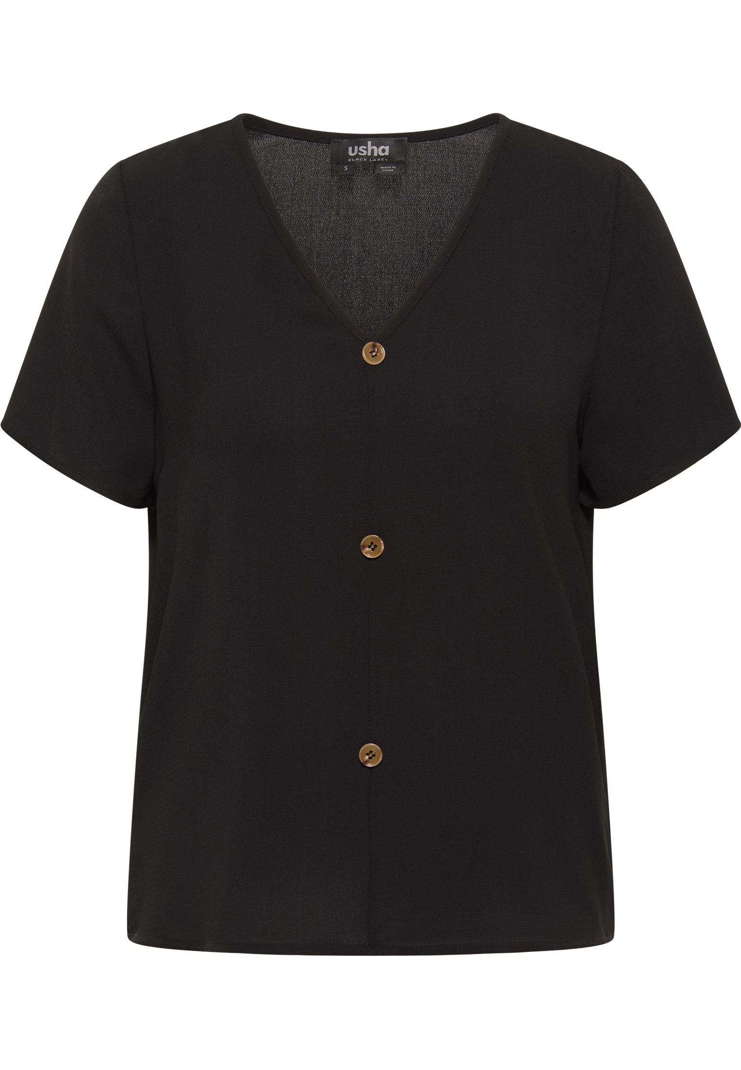 usha BLACK LABEL blouse shirt nowles