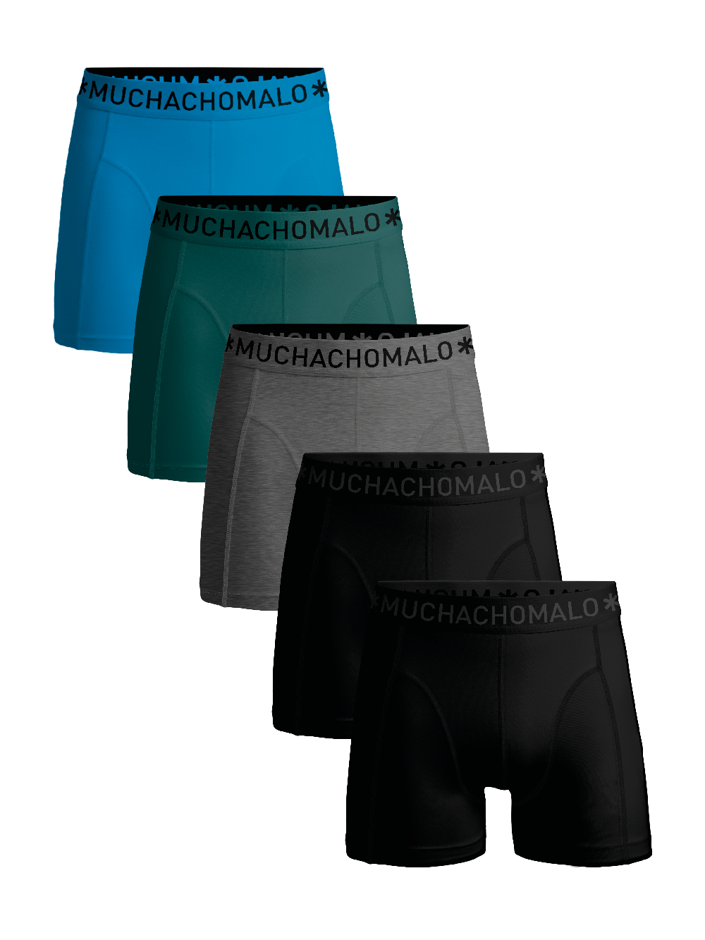 Thumbnail - Muchachomalo Herren Boxershorts – 5 Stück – Herren Unterhosen