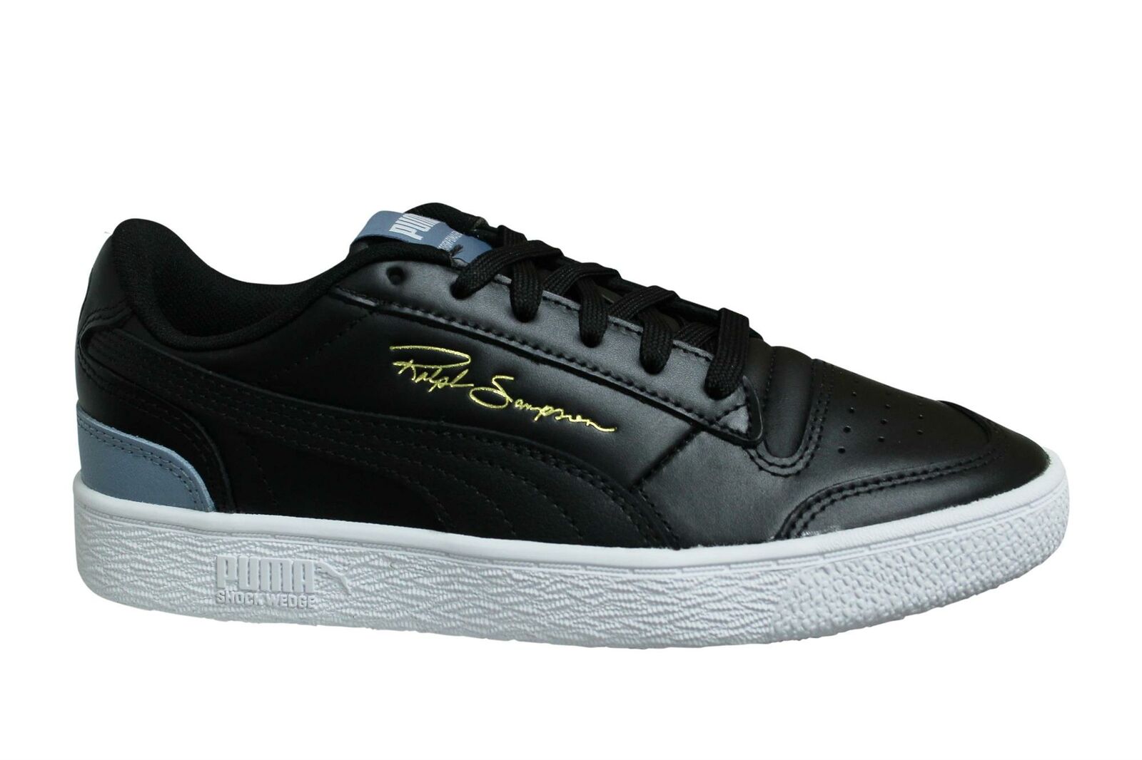 Thumbnail - Puma x Ralph Sampson LO schwarzer Leder Low Schnürsenmazentrainer 370846 05
