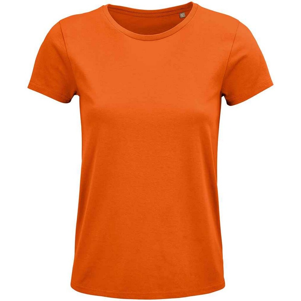 Thumbnail - SOLS Damen/Damen Crusader Bio T-Shirt (Orange)
