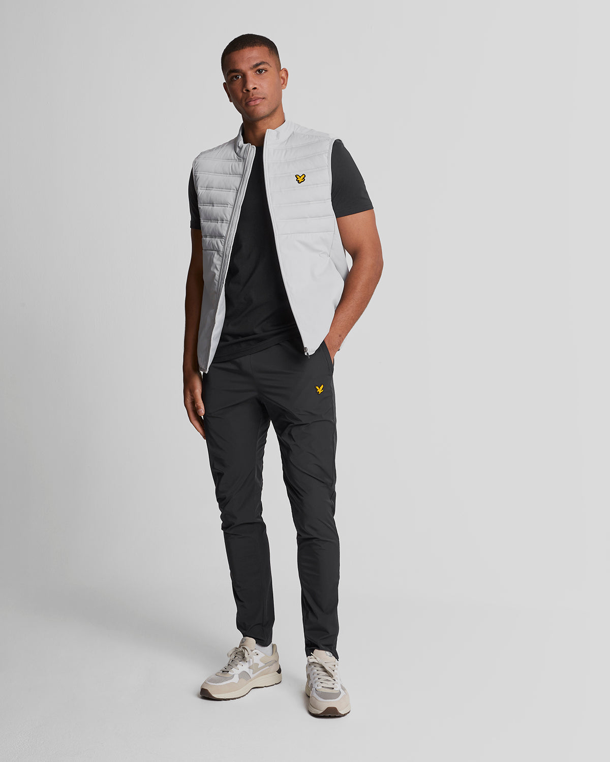 Thumbnail - Lyle & Scott Sports � Trainingshose mit Vierwege-Stretch in Schwarz