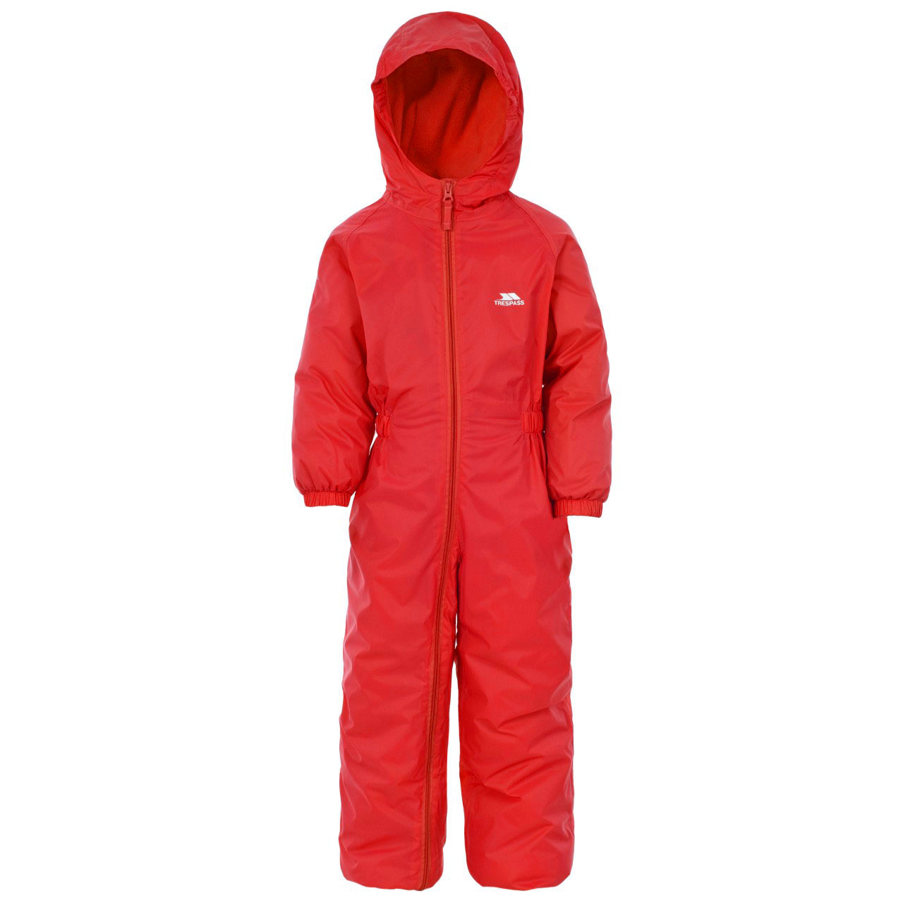 Trespass Waterdicht regenpak voor baby's van Unisex met druppelvormige voering (Signaal Rood)