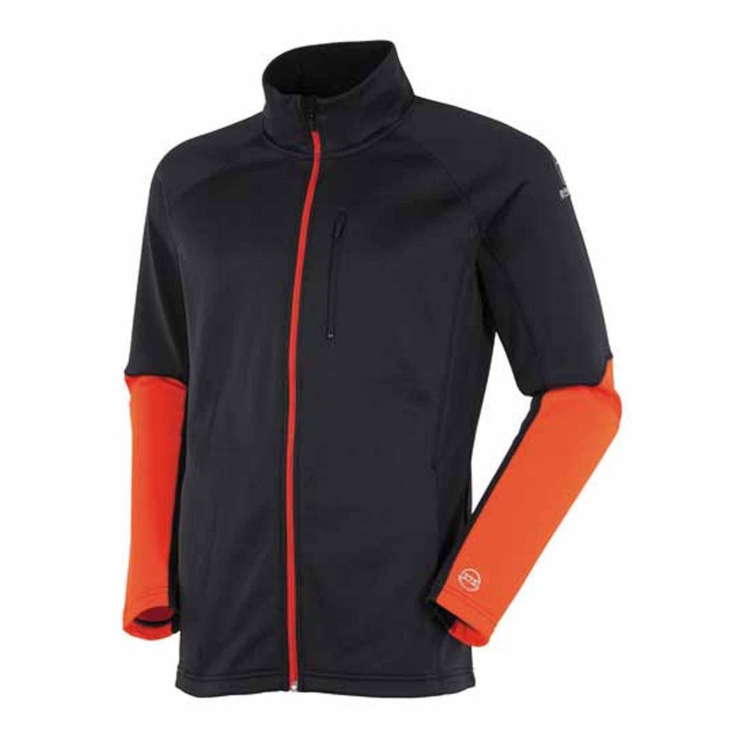 Thumbnail - Rossignol Pro Team Herren Black/Orange Track Jacke