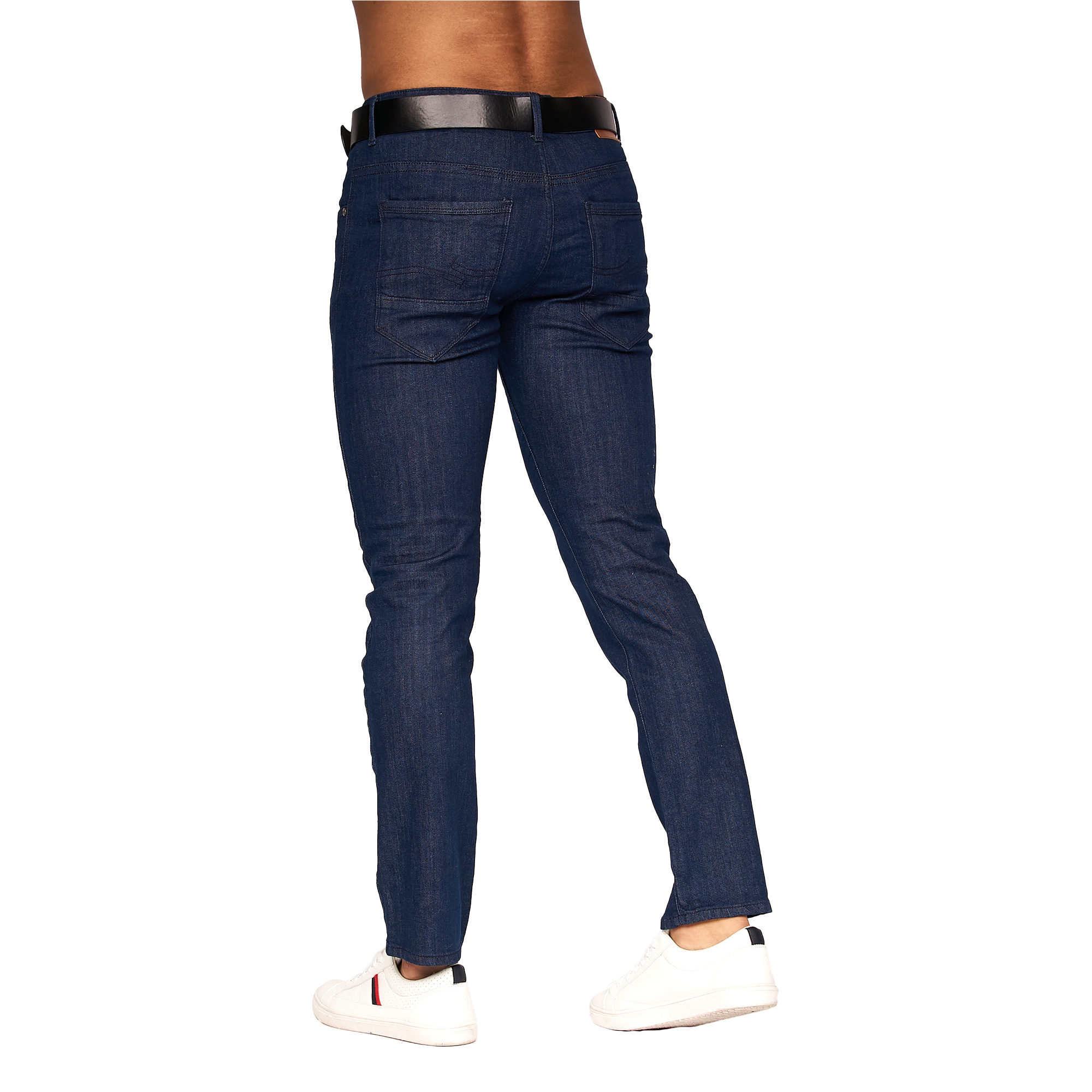 Crosshatch Mens Farrowed Stretch Jeans (Raw Wash) herr – bild 2