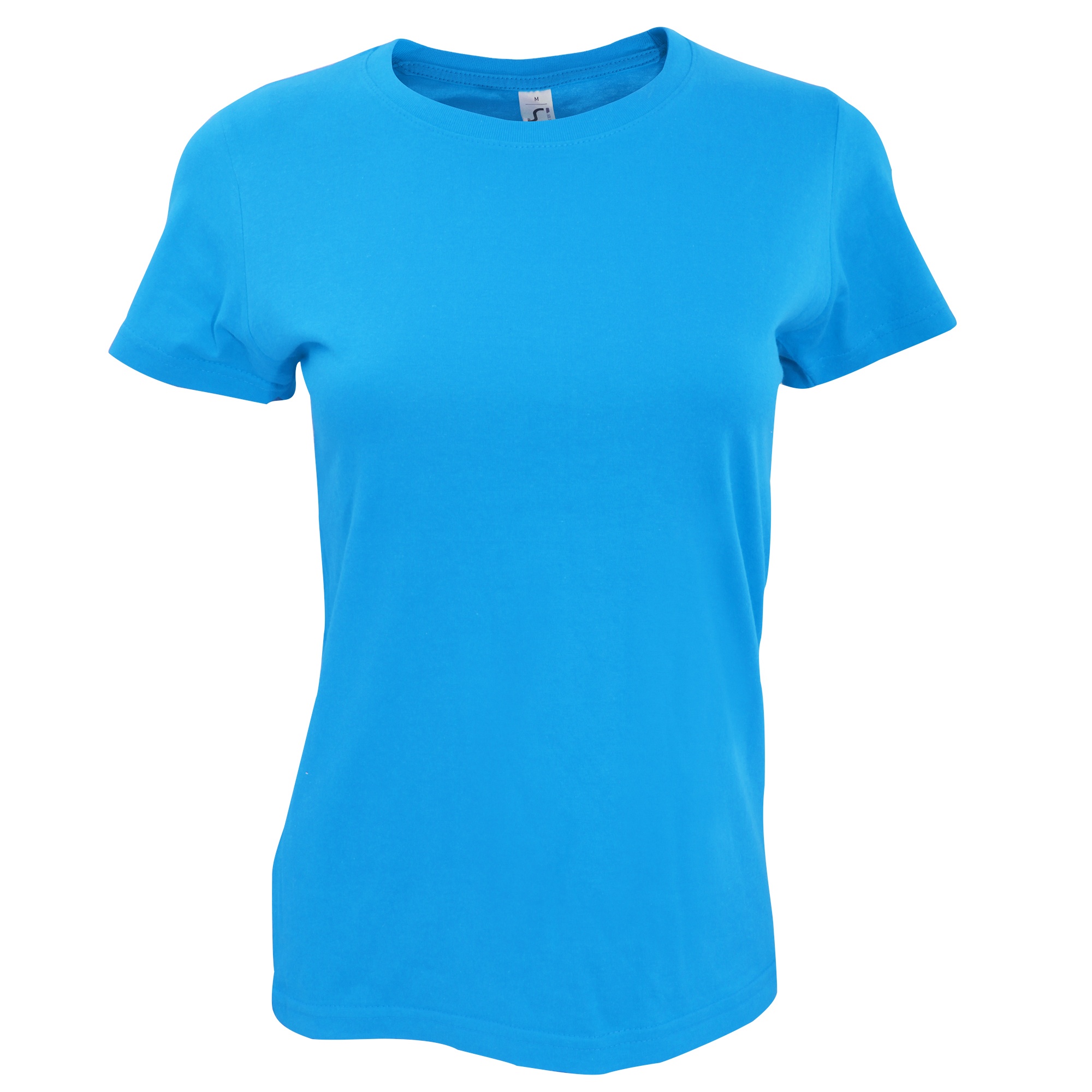 Thumbnail - SOLS Womens/Ladies Imperial Heavy Short Sleeve T-Shirt (Karibikblau)