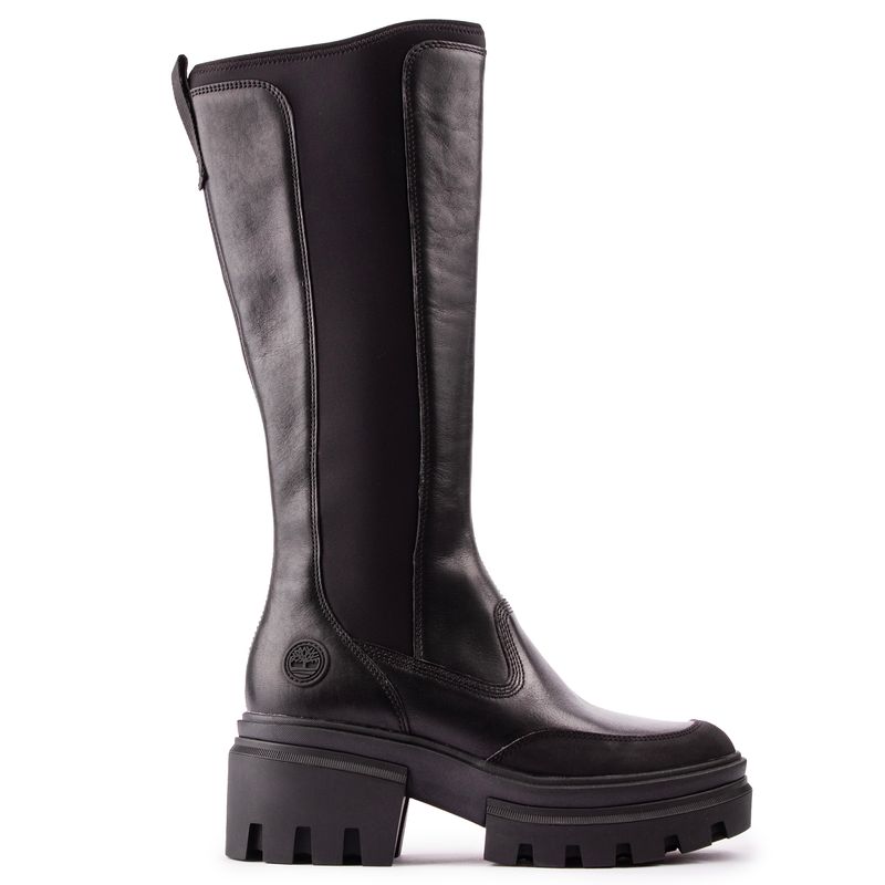 Timberland Womens Everleigh Chelsea Boots – Black Leather – Size UK 7