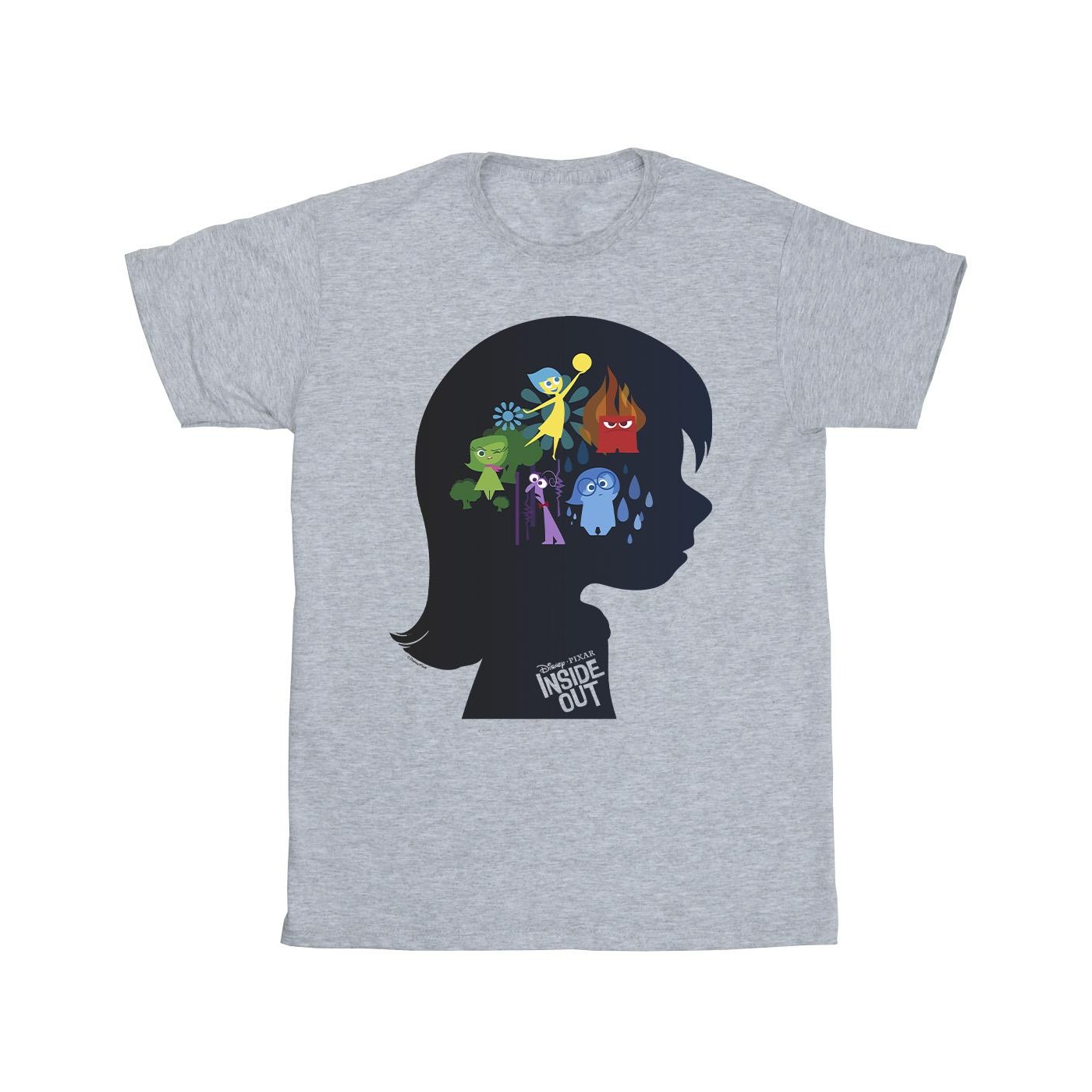Disney - "Inside Out" T-Shirt für Jungen (Grau)