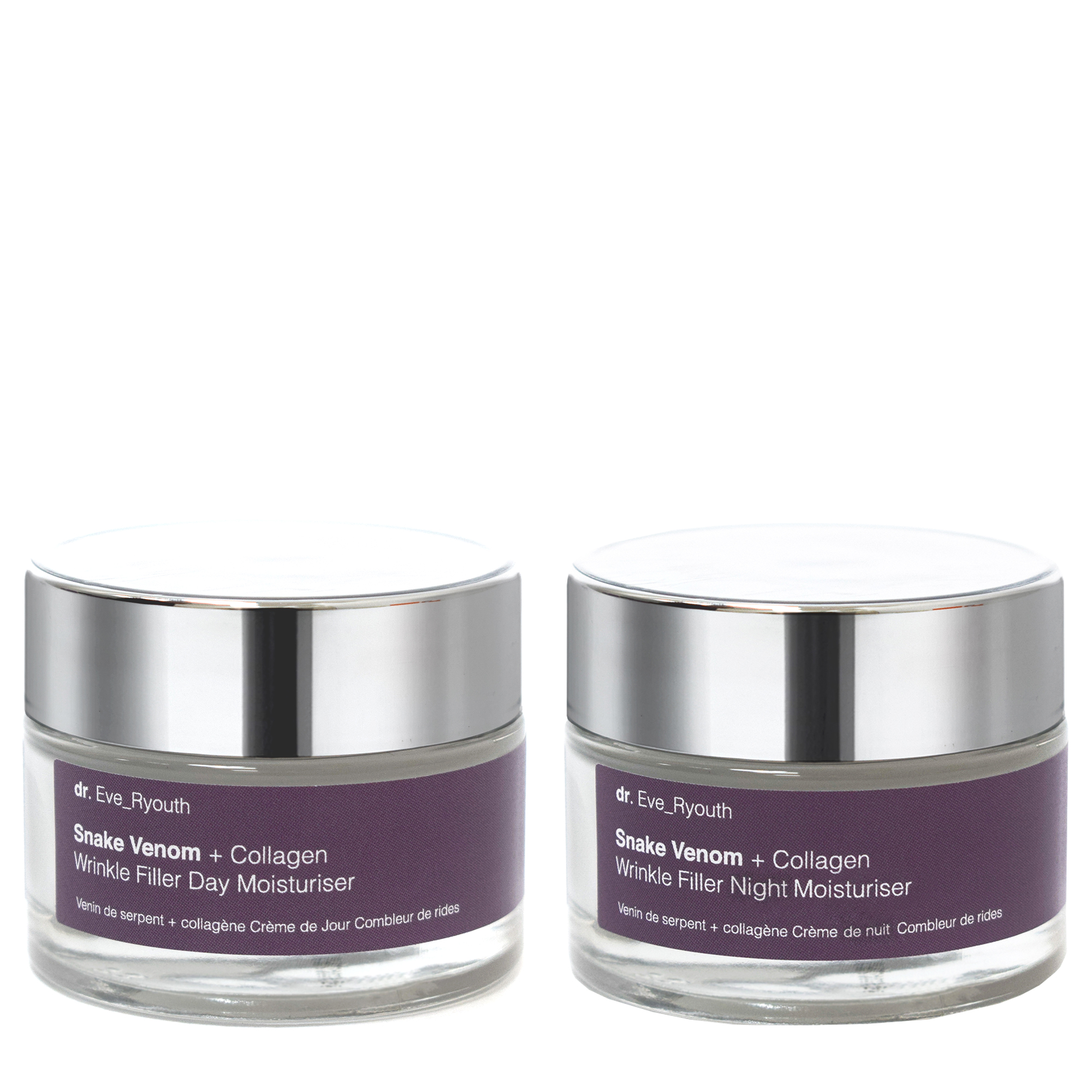 Dr. Eve_Ryouth Unisex Snake Venom + Collagen Wrinkle Filler Day Moisturiser 50ml + + Night - NA - One Size