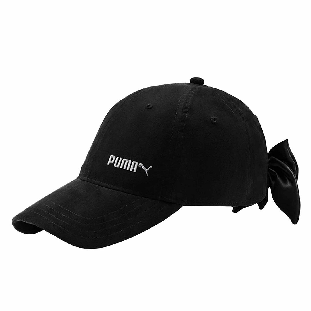 Thumbnail - Puma Plain Womens Black Bogenkappe