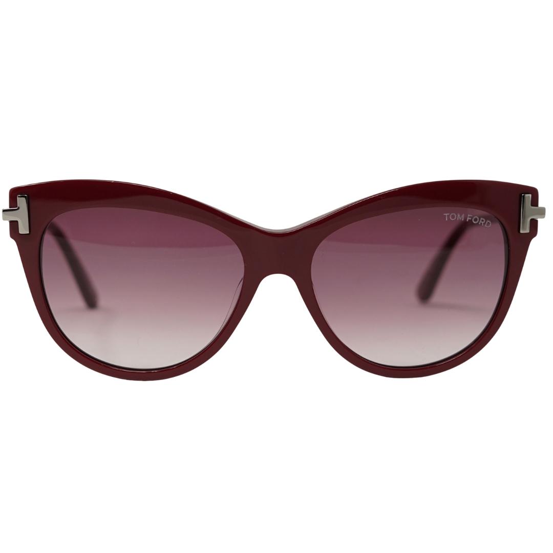 Thumbnail - Tom Ford Kira FT0821 69T Rote Sonnenbrille