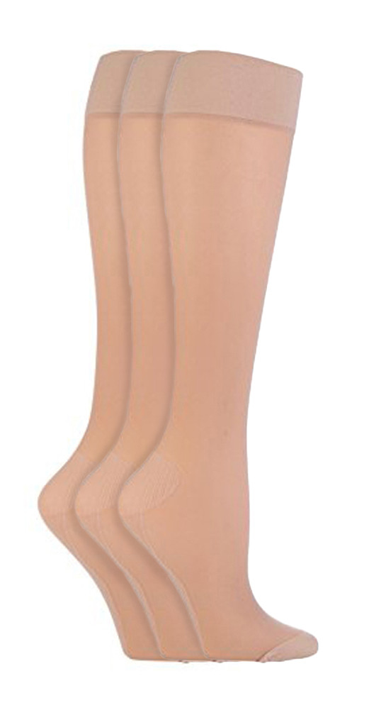 Thumbnail - IOMI - 3 Paar Multipack Damen Flug Socken - Beige