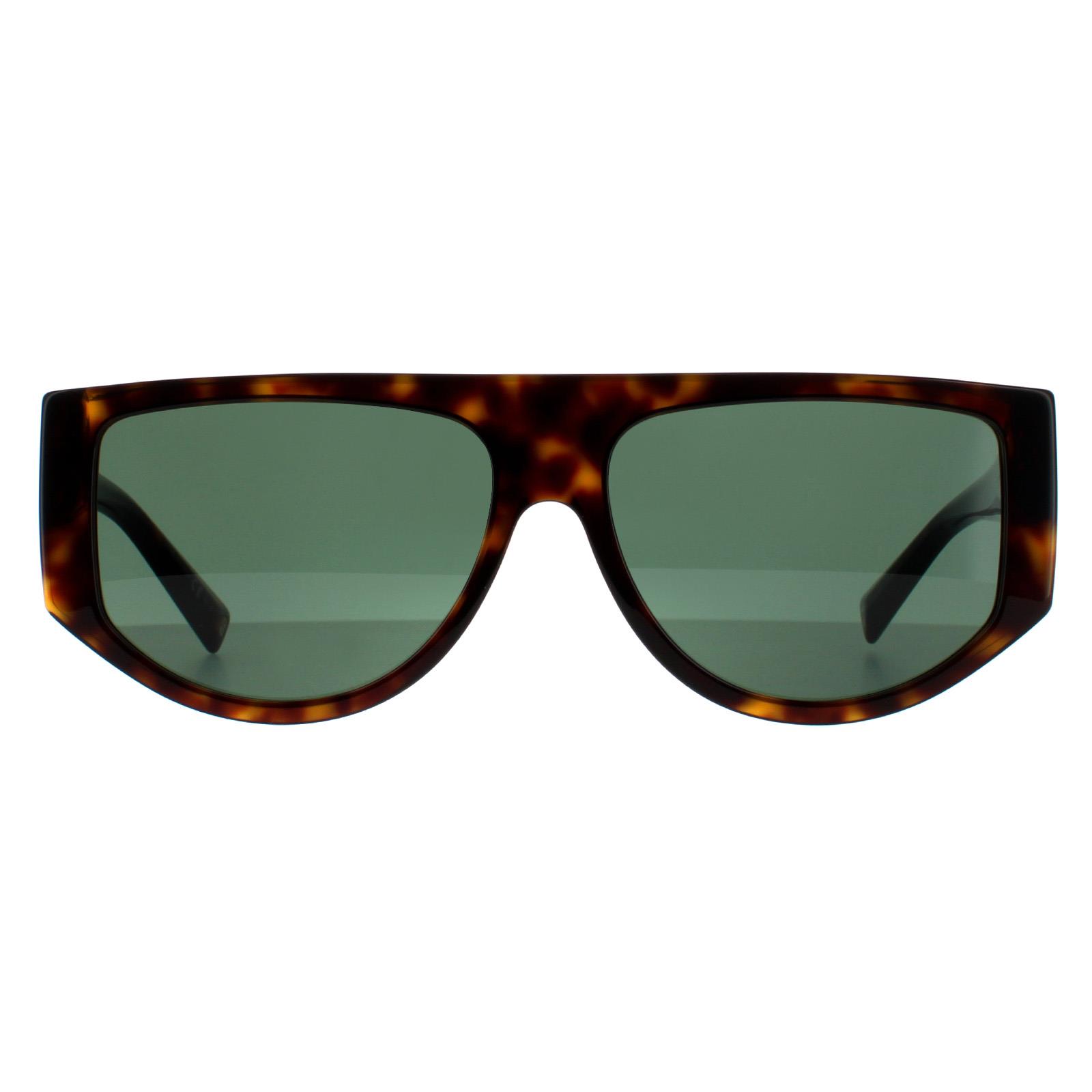 Givenchy Rectangle Womens Havana Green - Brown - One Size