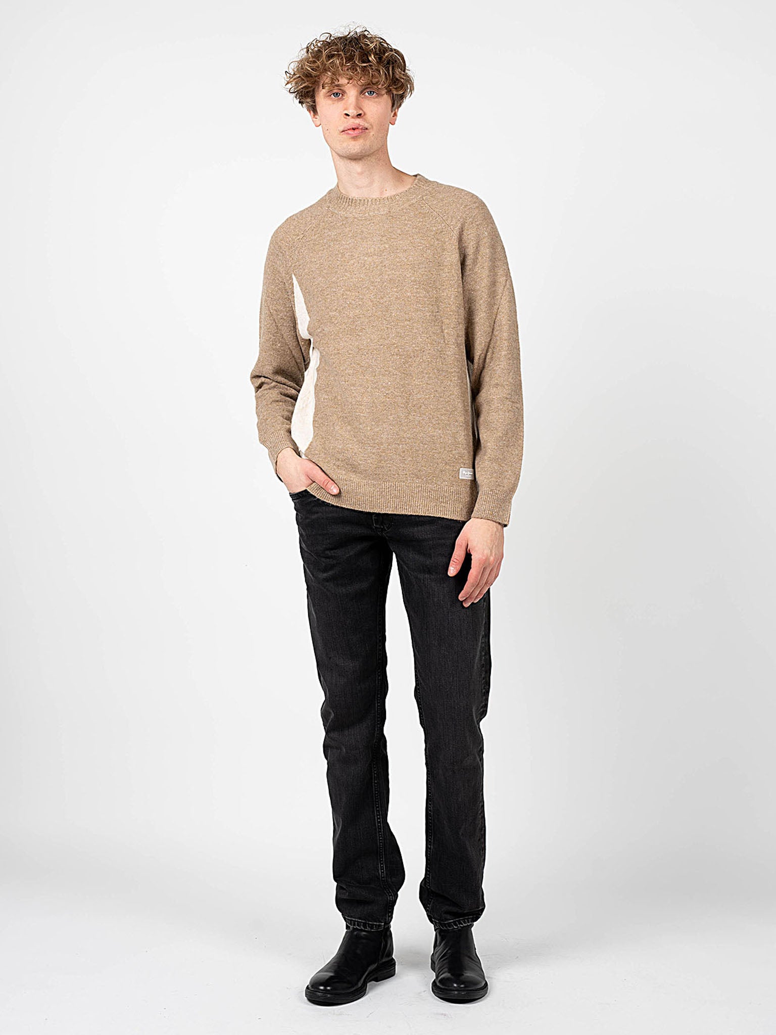 Pepe Jeans Pullover Monroi Herr stickade tröjor – bild 2