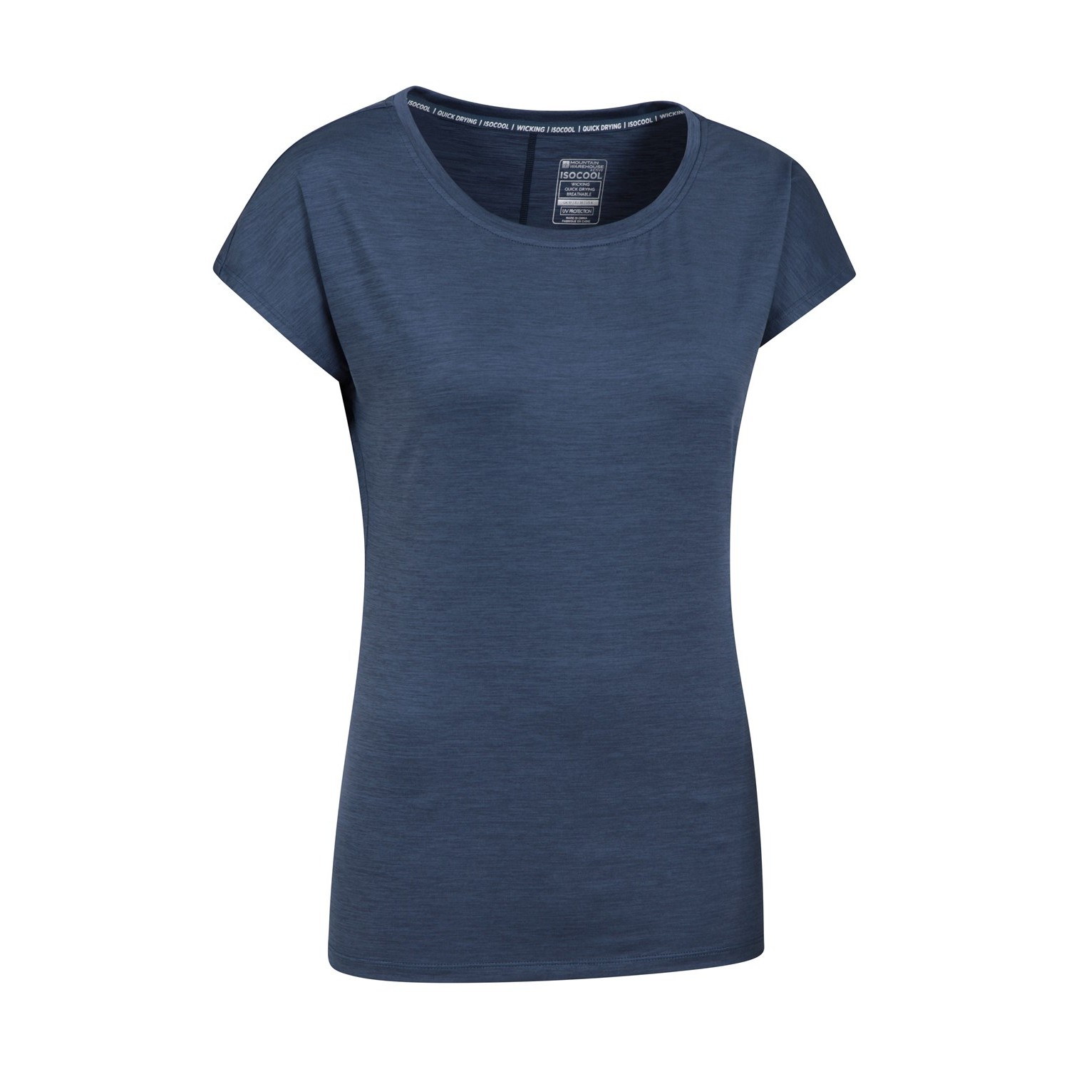Mountain Warehou Löst sittande T-shirt Panna II UV Protection för dam och dam (Marin) – bild 2
