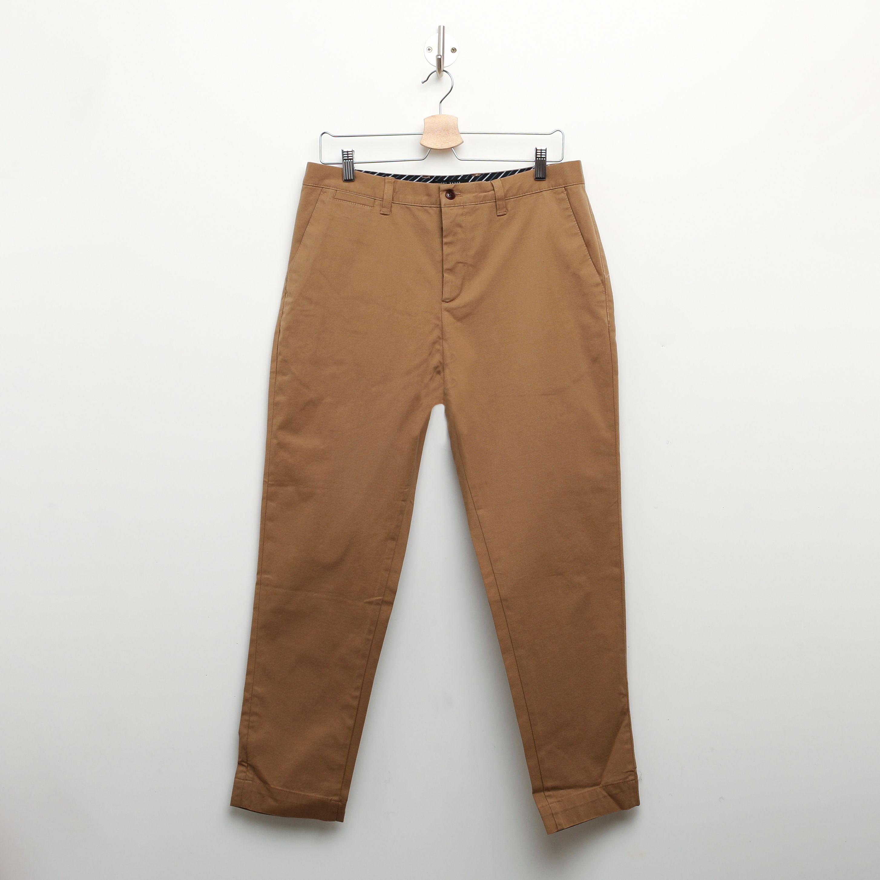 Men's Ted Baker Camburn Regular Fit Trousers in Beige