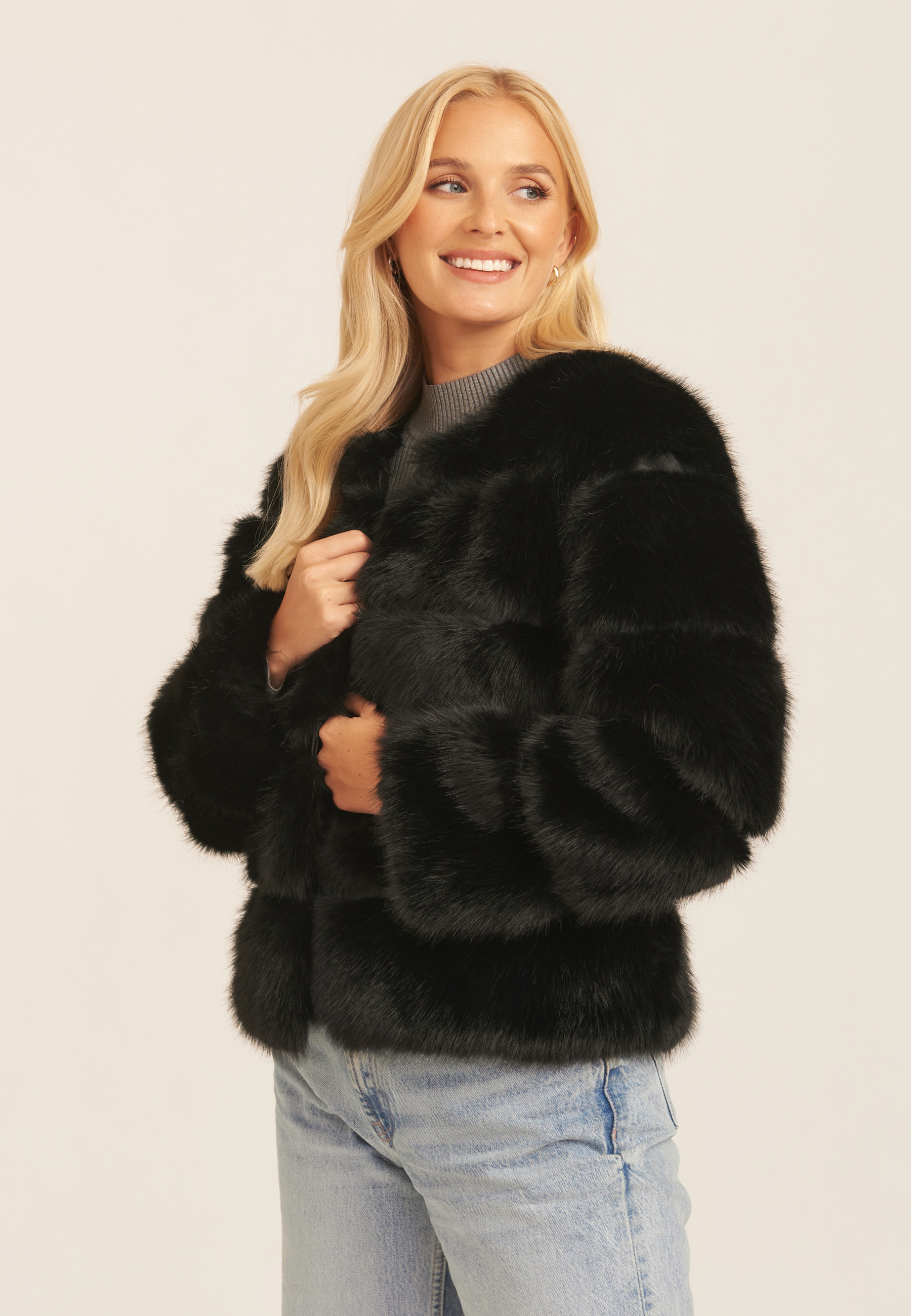 Gini London Soft Touch pälsjacka dam – bild 2