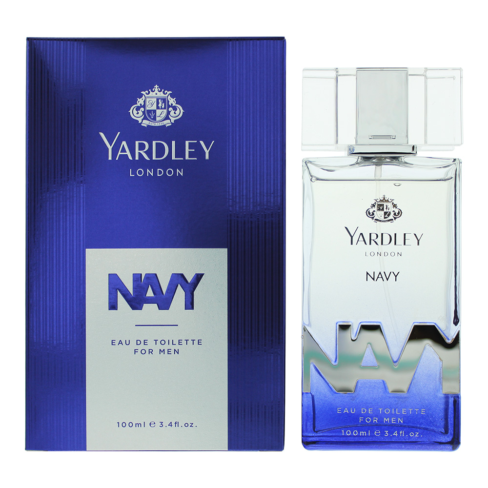 Yardley Mens Navy Eau De Toilette 100ml - Navy Blue - One Size