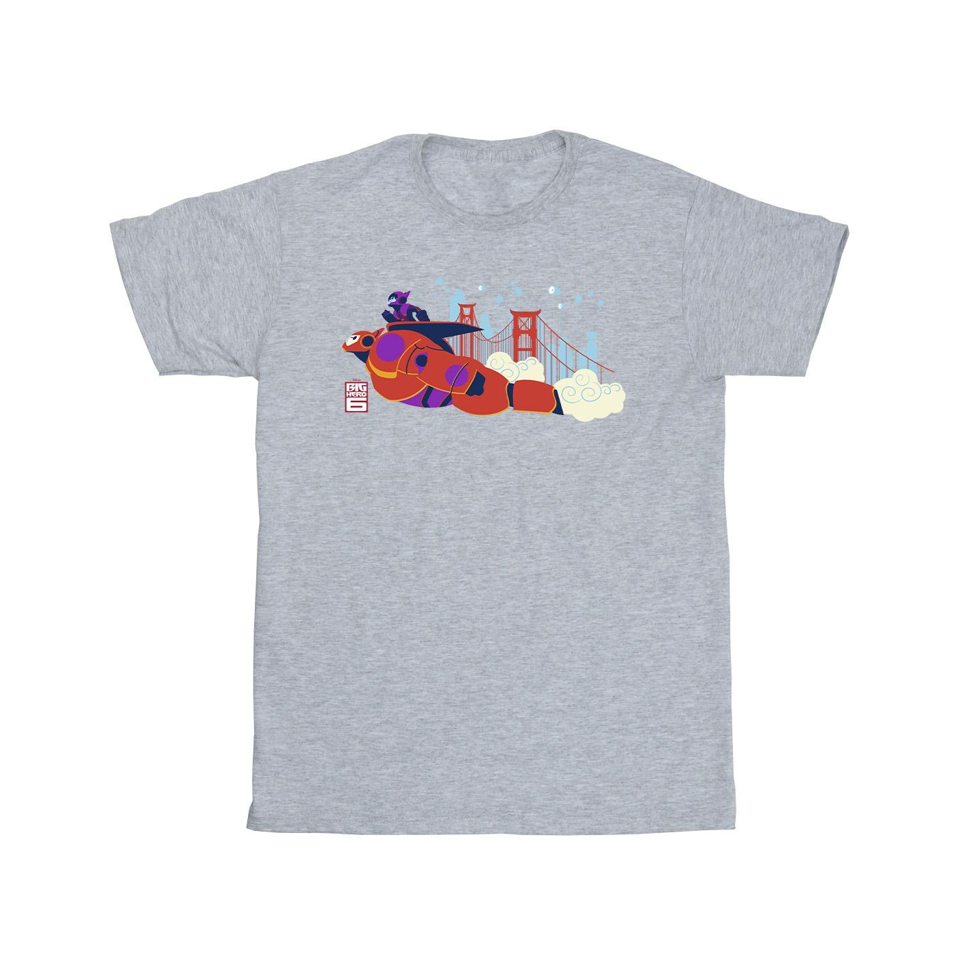 Disney - "Big Hero 6" T-Shirt für Jungen (Grau)