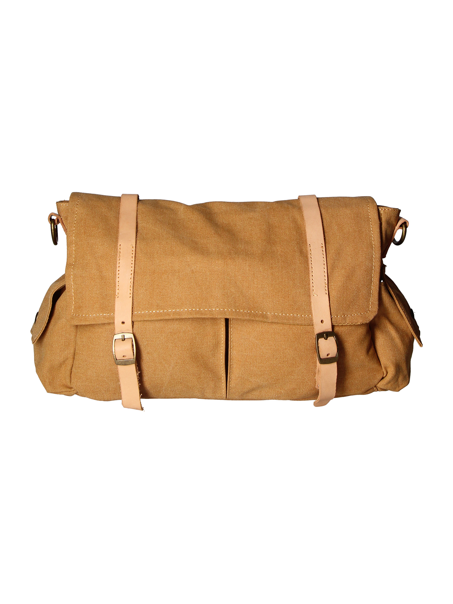 Thumbnail - Gave Lux Schultertasche unisex COGNAC