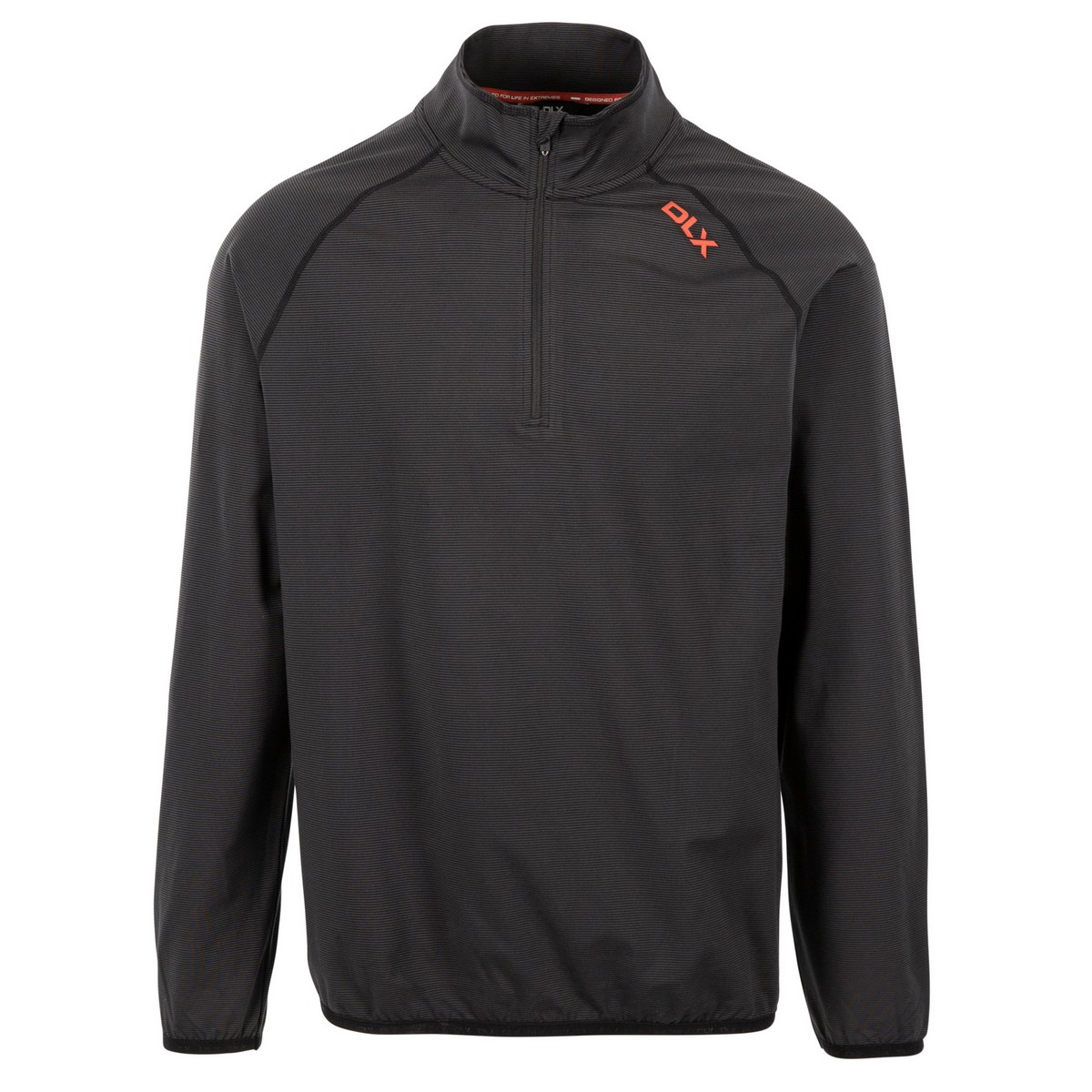 Herr Hulton DLX Halvdraget Fleece Topp (Svart)