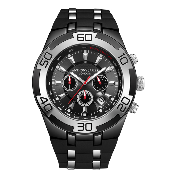 Thumbnail - Handgefertigter Anthony James Limited Edition Chrono Radar Black