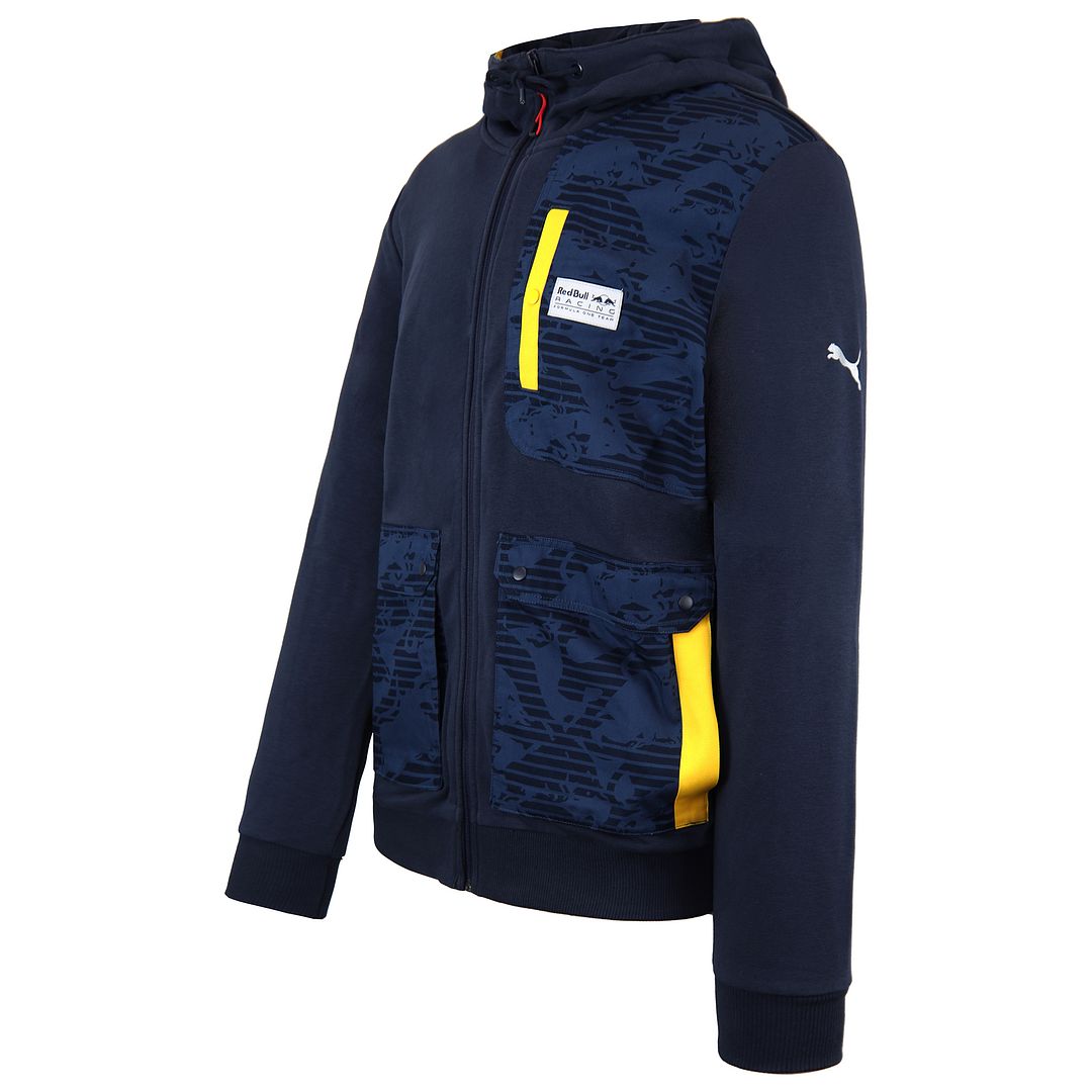 Puma Red Bull Racing Huva Blå Sweatjacka 571384 01 herr – bild 2