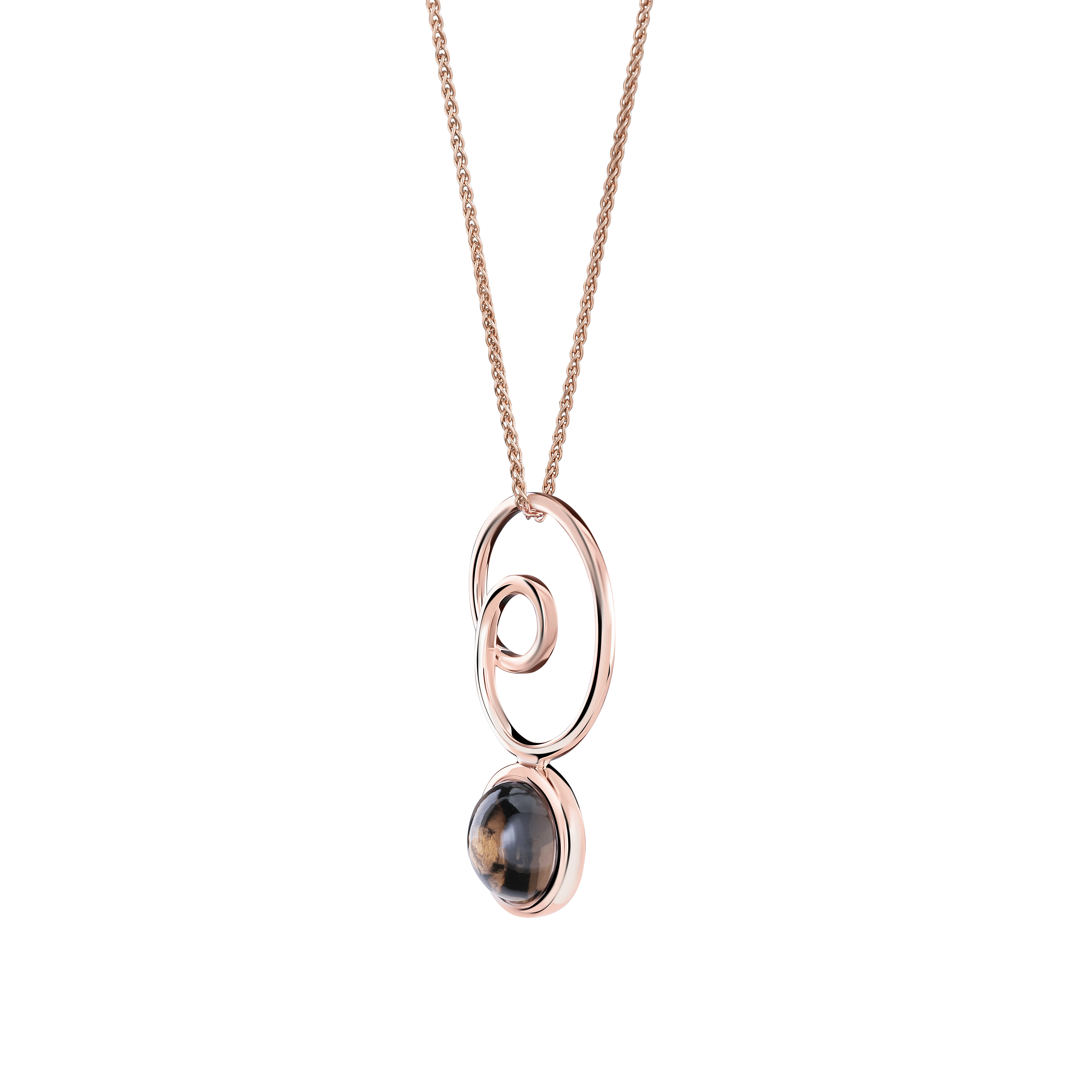 Orphelia 'Eugenia' Damenkette Mit Anhänger Aus 925er Sterlingsilber, Rosé, Zh-7495