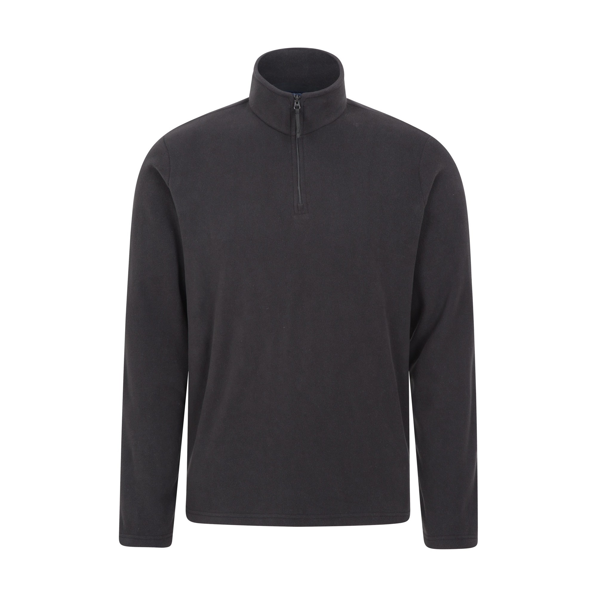 Mountain Warehouse Heren Camber II Half Zip Fleece Top (Zwart)
