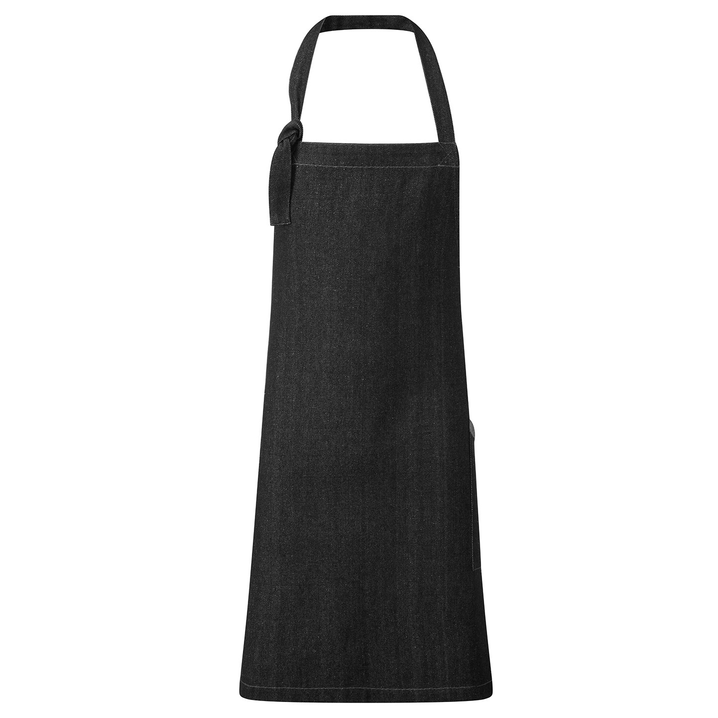 Thumbnail - Premier Unisex Adult Regenerate Sustainable Bibbed Full Apron (Black Denim)