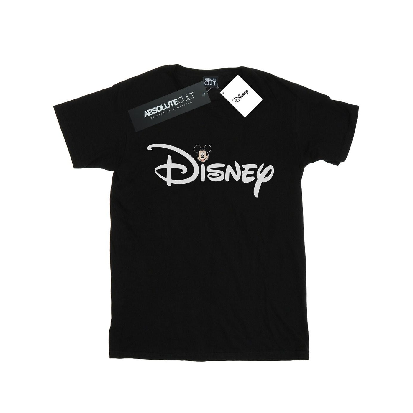 Thumbnail - Disney - "Mickey Mouse Logo Head" T-Shirt für Damen (Schwarz)