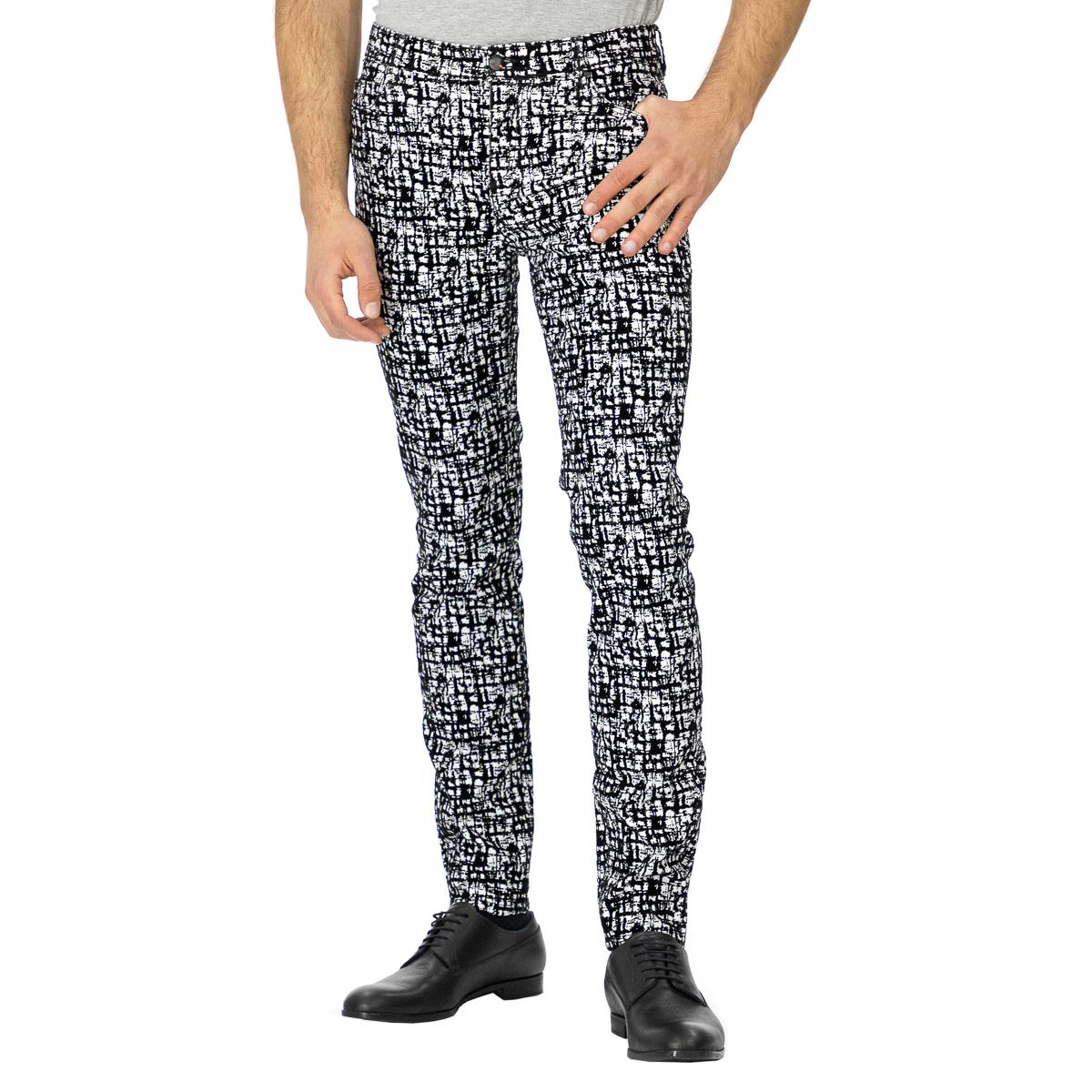 Guess Femme 5 Pockets Pants Skinny Longueur de la cheville Multicolore