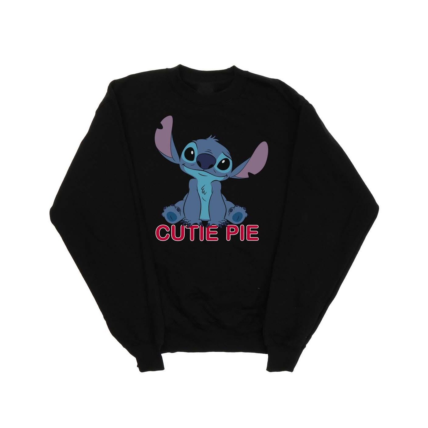 Thumbnail - Disney - "Lilo And Stitch Stitch Cutie Pie" Sweatshirt für Mädchen (Schwarz)