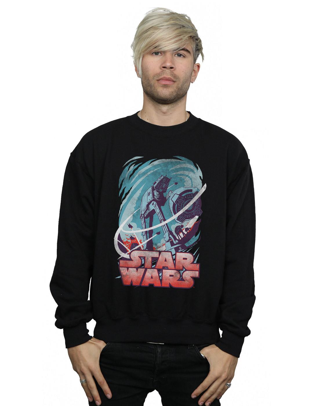 Star Wars Mens Hoth Swirl Sweatshirt (Black) herr – bild 2