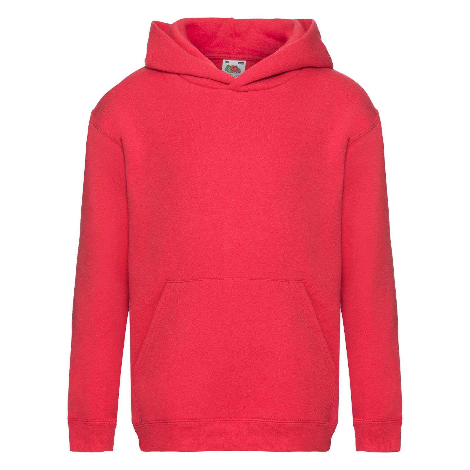 Fruit Of The Loom Kinder Kapuzen Pullover Premium 70/30 (Rot)